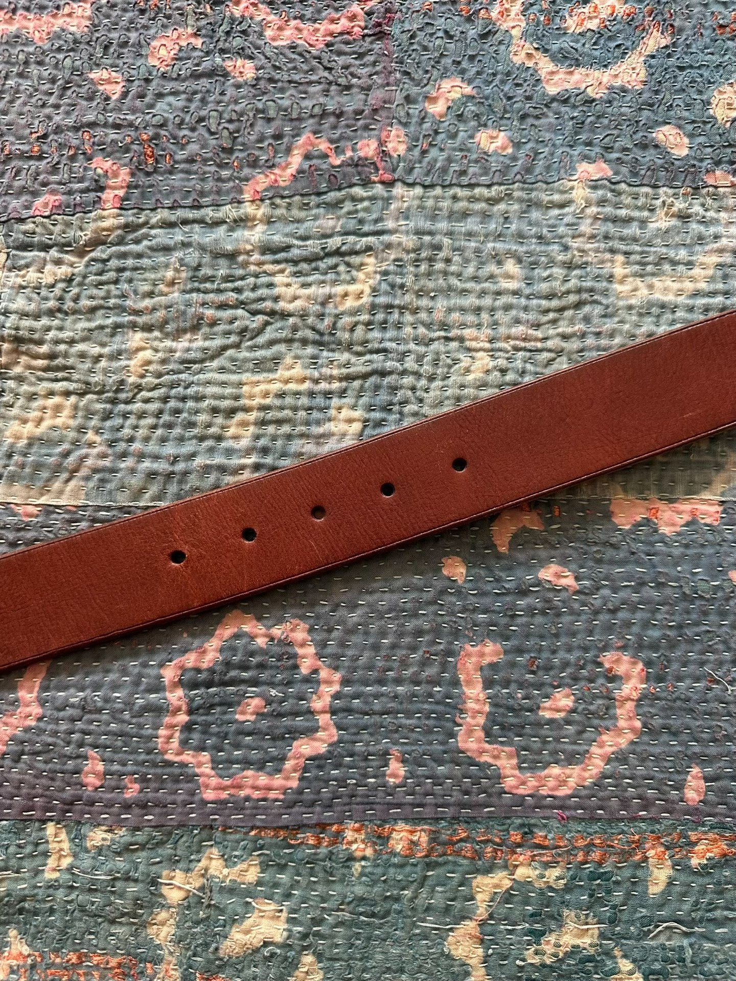 Polo Ralph Lauren Bull Head Leather Belt — detail