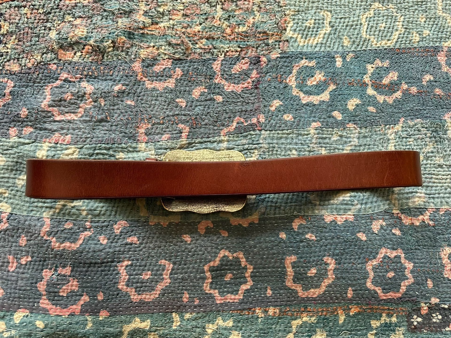 Polo Ralph Lauren Bull Head Leather Belt — front