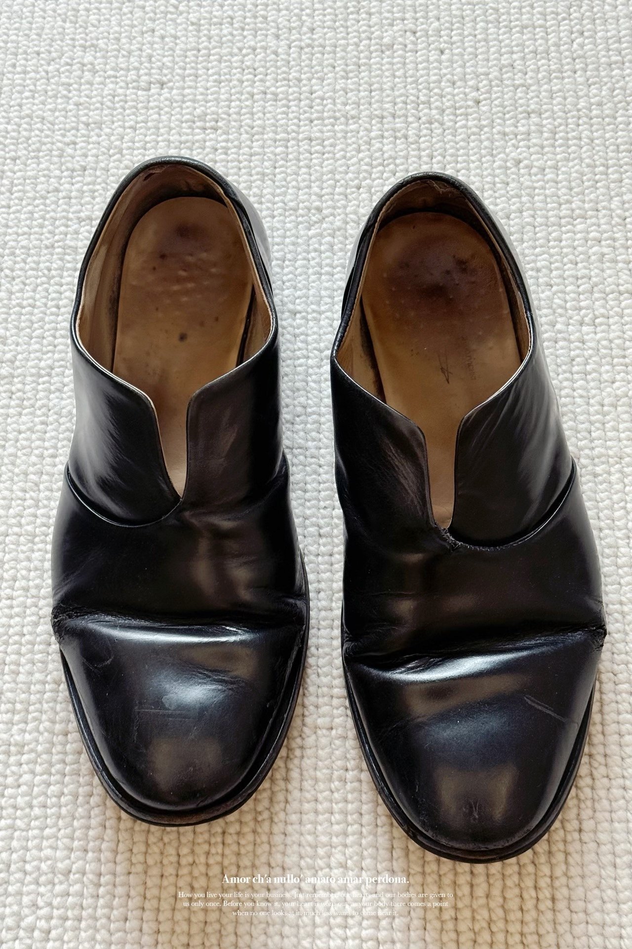 Yohji Yamamoto x CHEREVICHKIOTVICHKI Derby Shoes — front