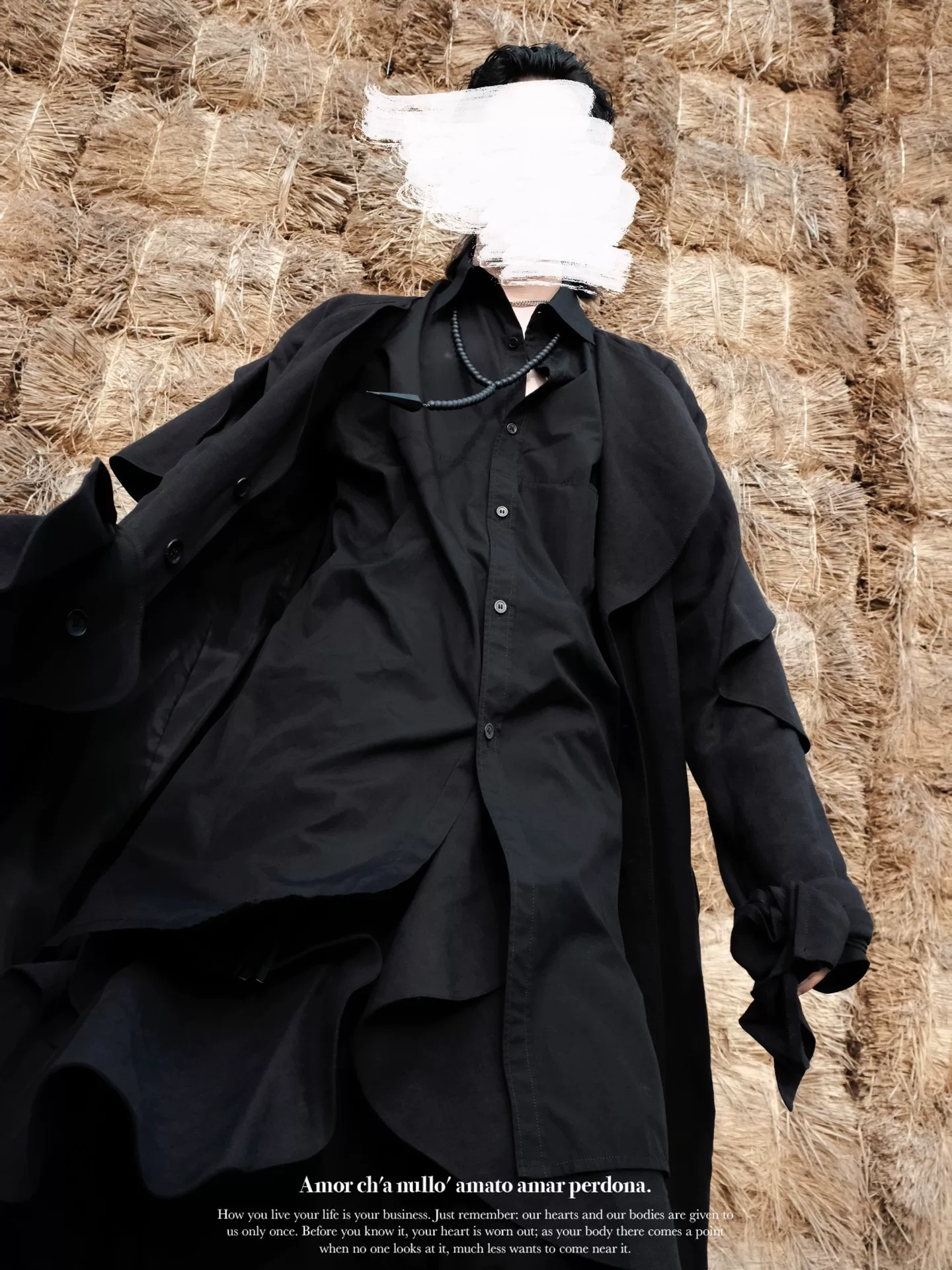 Yohji Yamamoto 24SS Ugly Oversized Coat — back