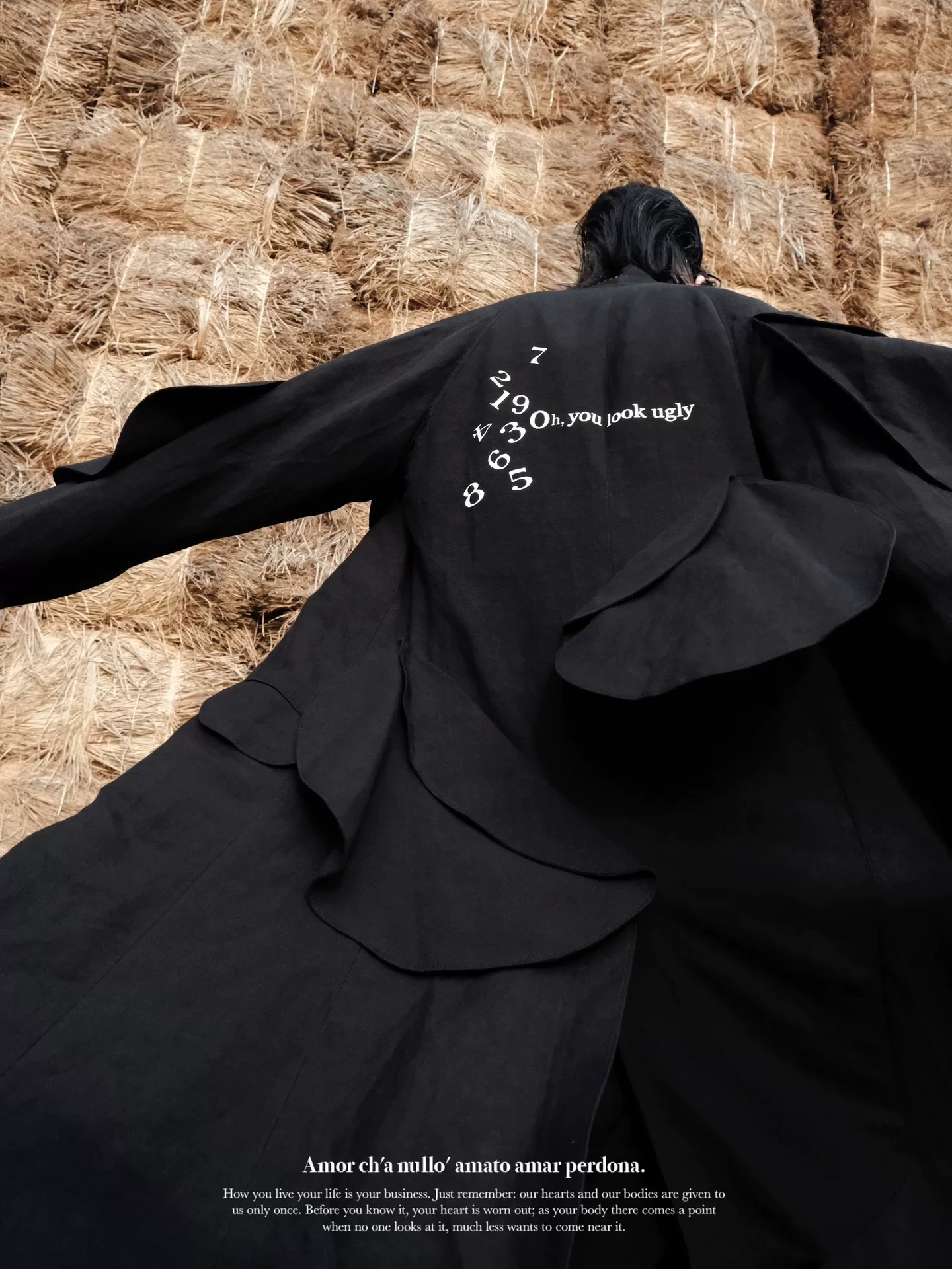 Yohji Yamamoto 24SS Ugly Oversized Coat — detail