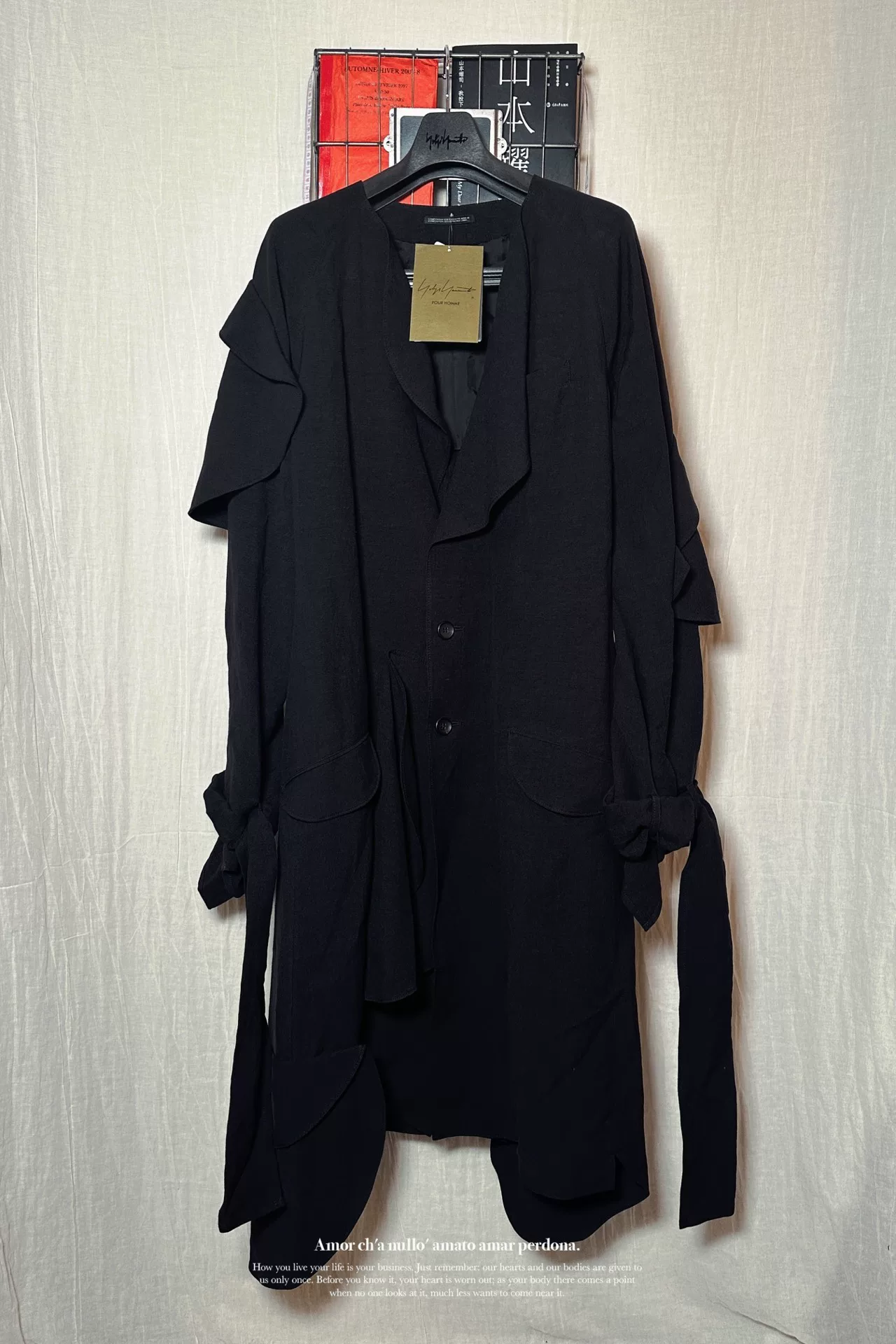 Yohji Yamamoto 24SS Ugly Oversized Coat — front