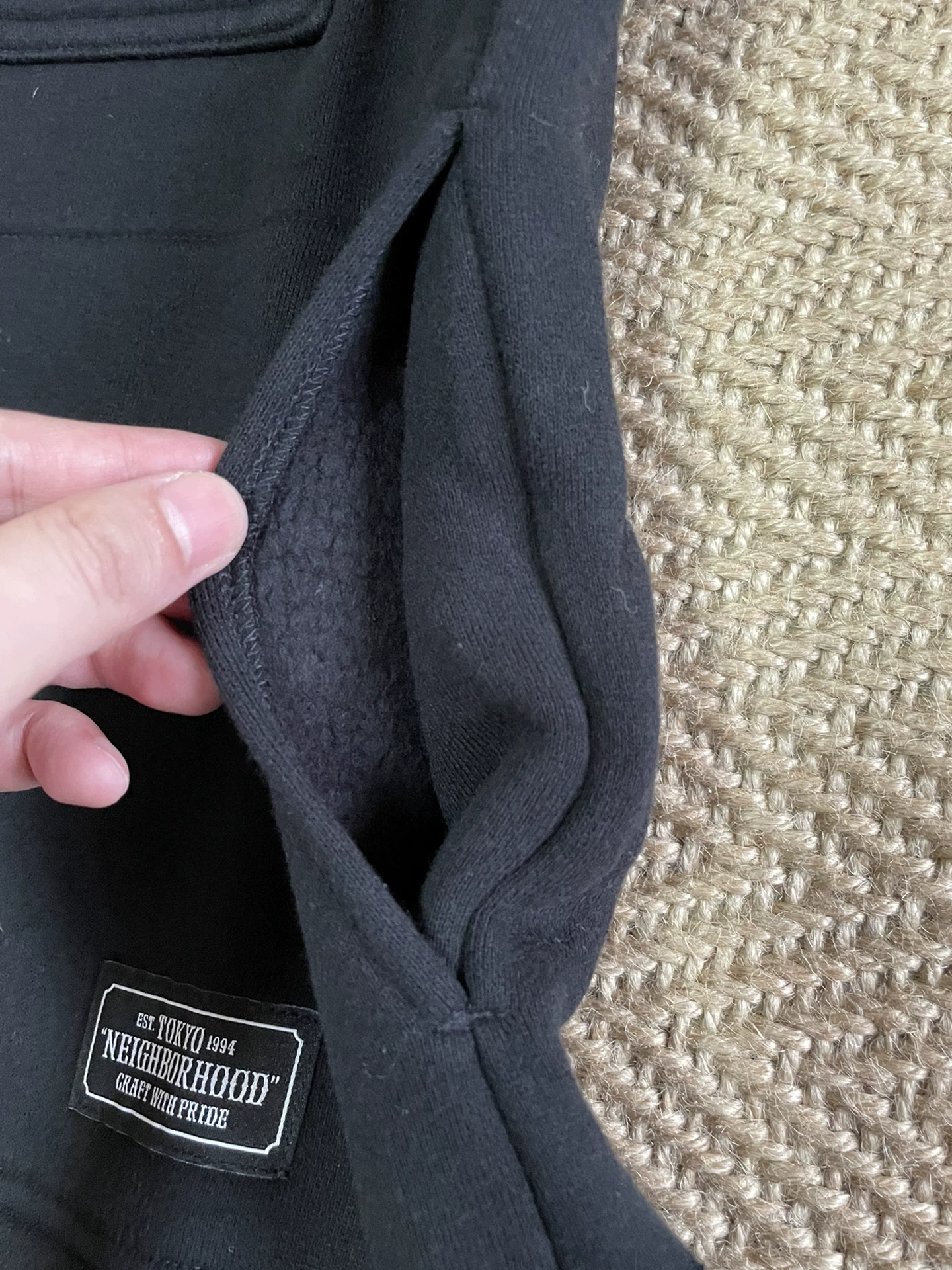 NEIGHBORHOOD LOGIC C-HZ HOODED LS — label