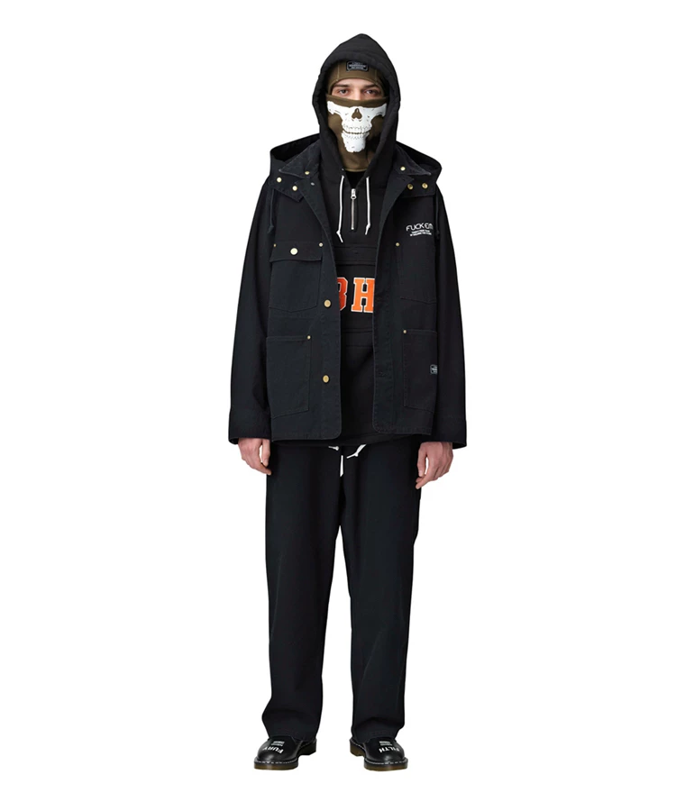 NEIGHBORHOOD LOGIC C-HZ HOODED LS — front