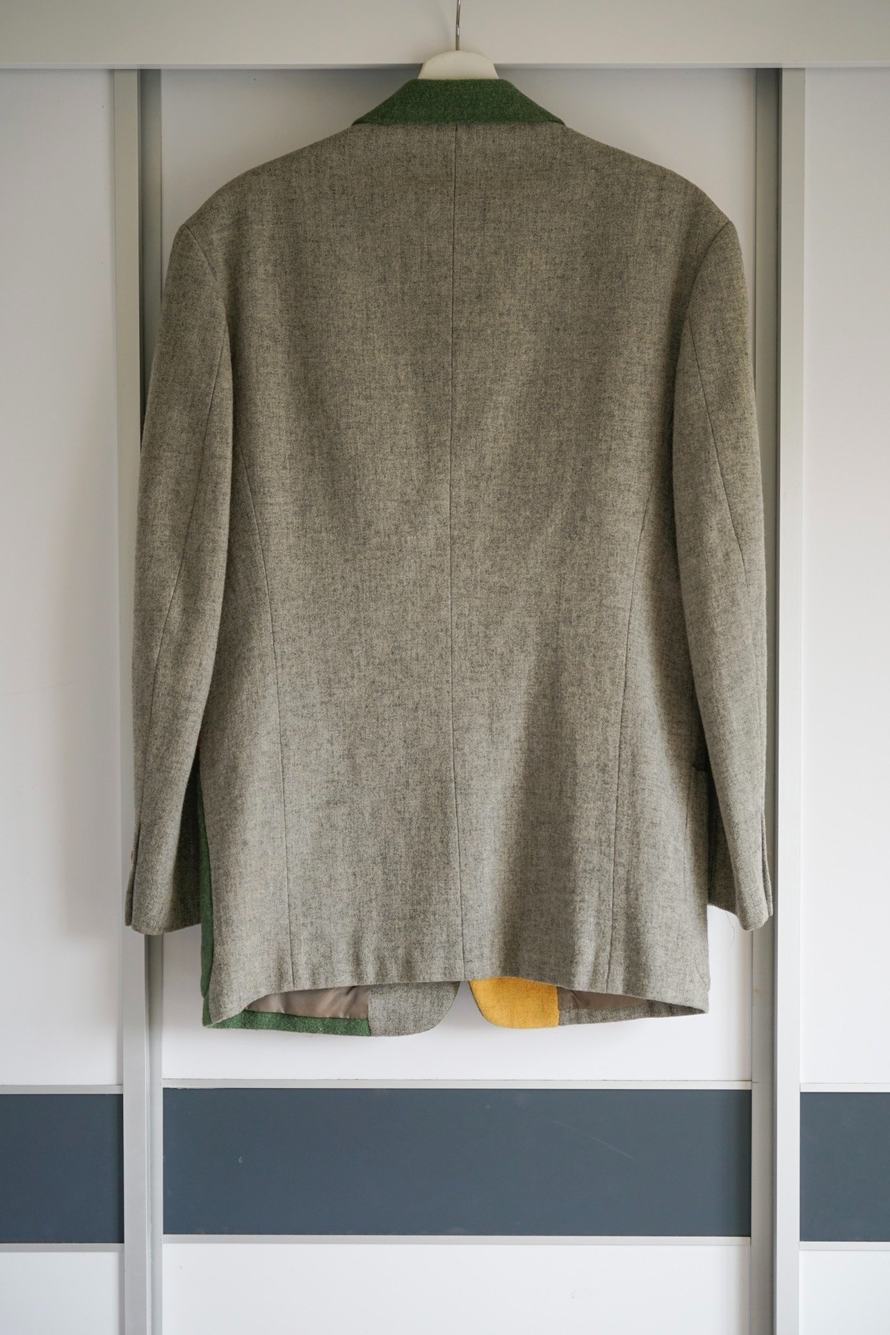 Yohji Yamamoto 90AW Patchwork Blazer — front