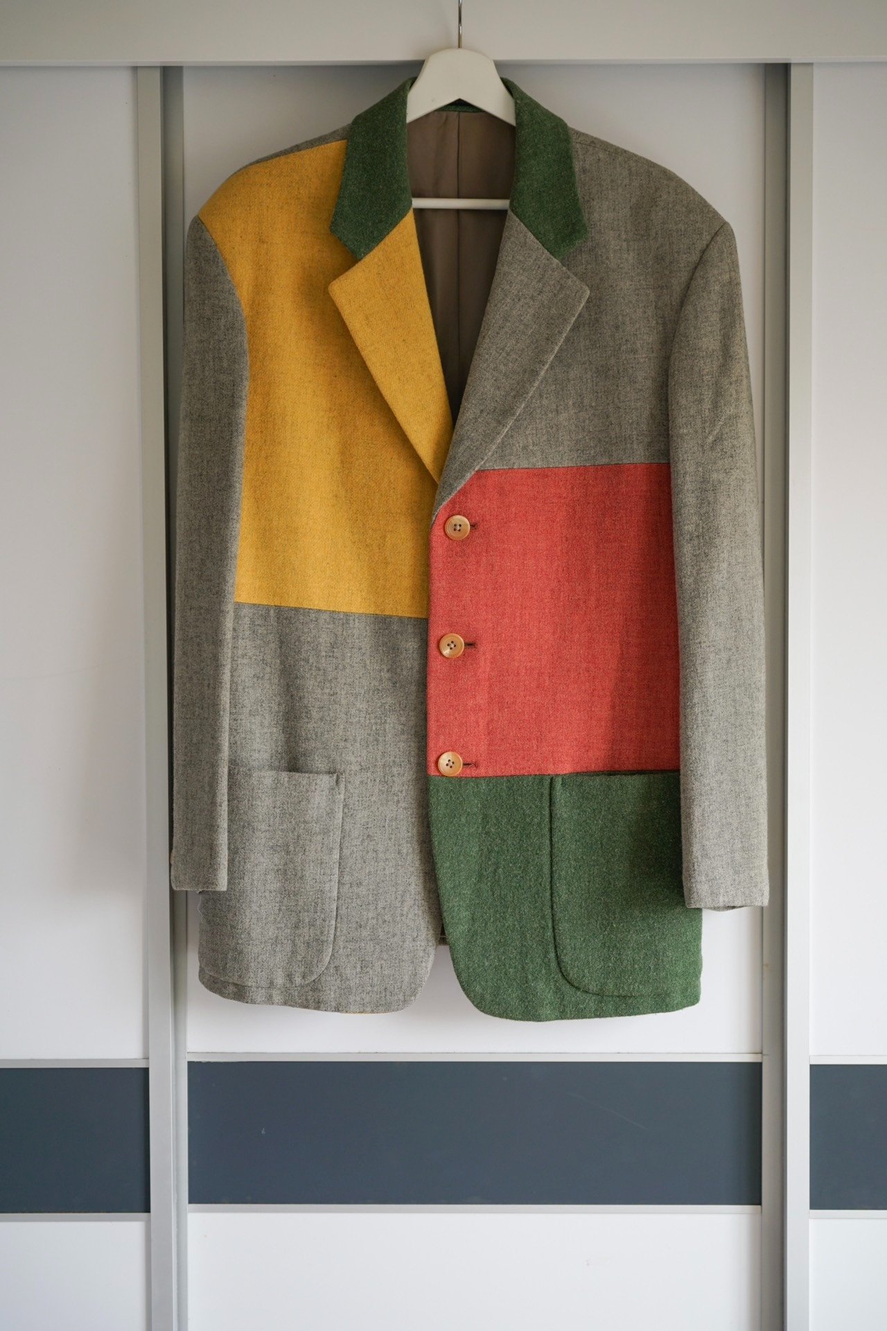 Yohji Yamamoto 90AW Patchwork Blazer