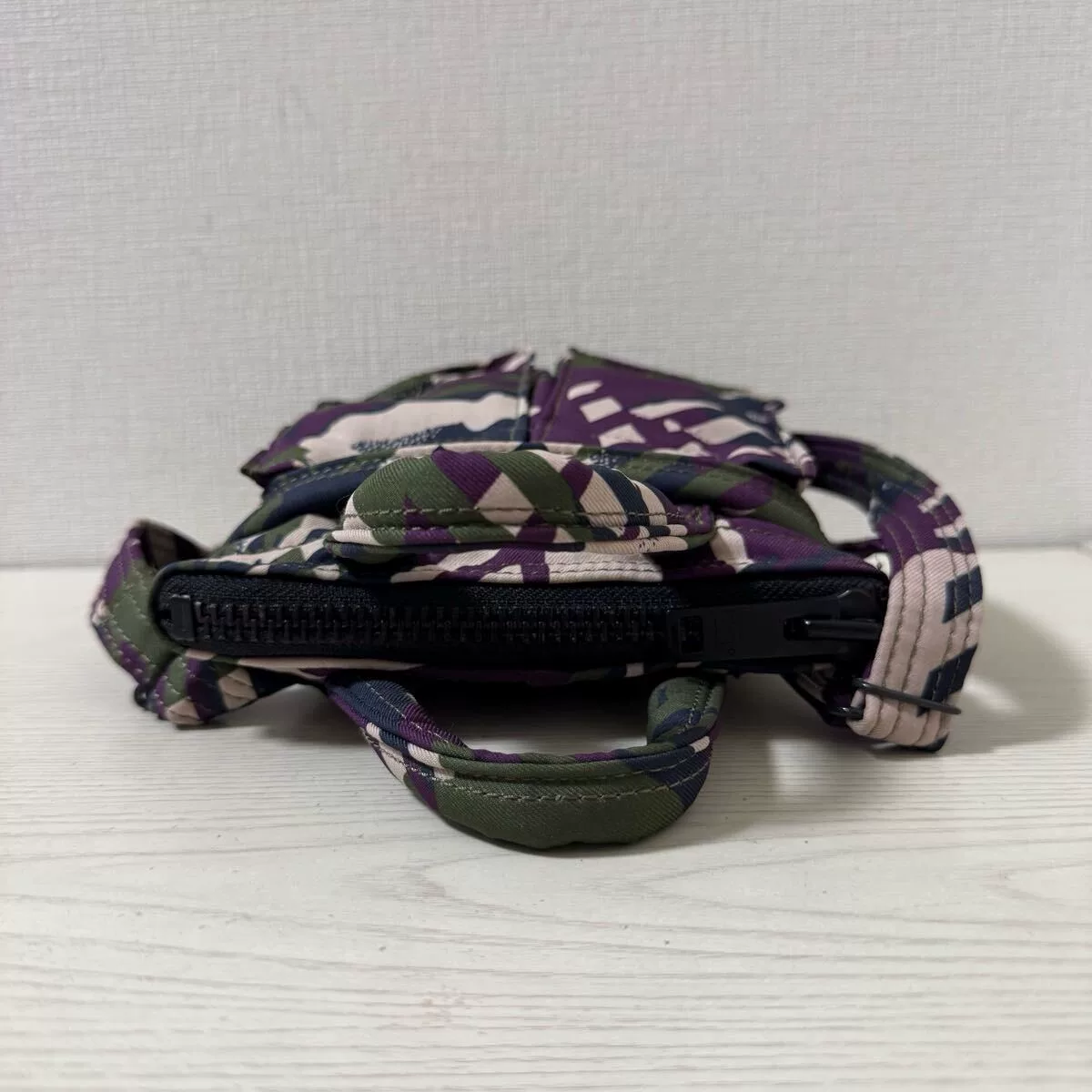 porter x n.hoolywood purple camo 2way bag — detail