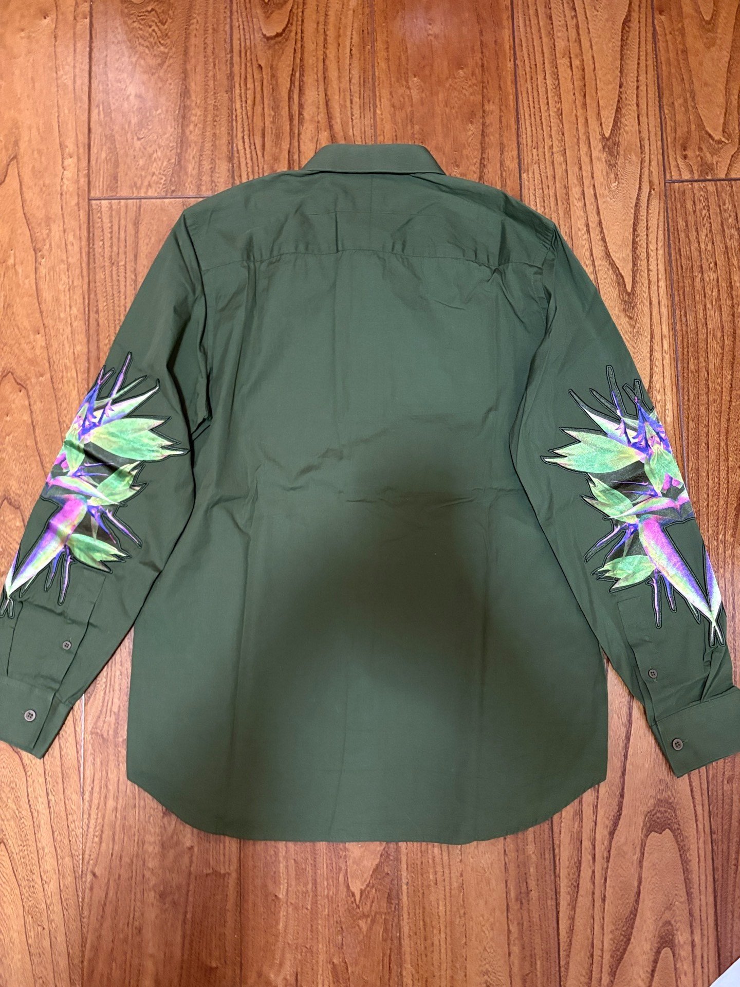 Givenchy Paradise Bird Long Sleeve Shirt — front