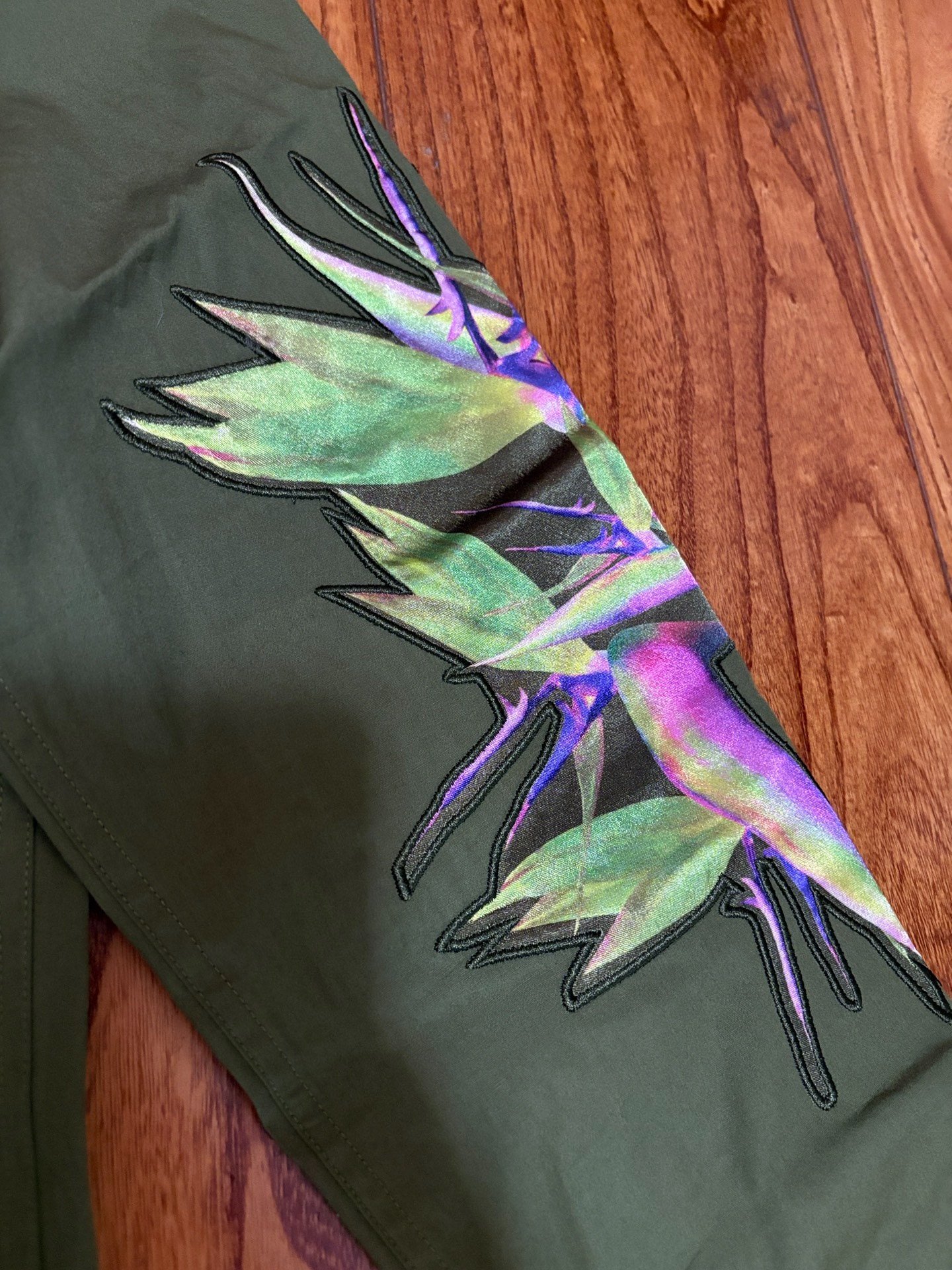 Givenchy Paradise Bird Long Sleeve Shirt — detail