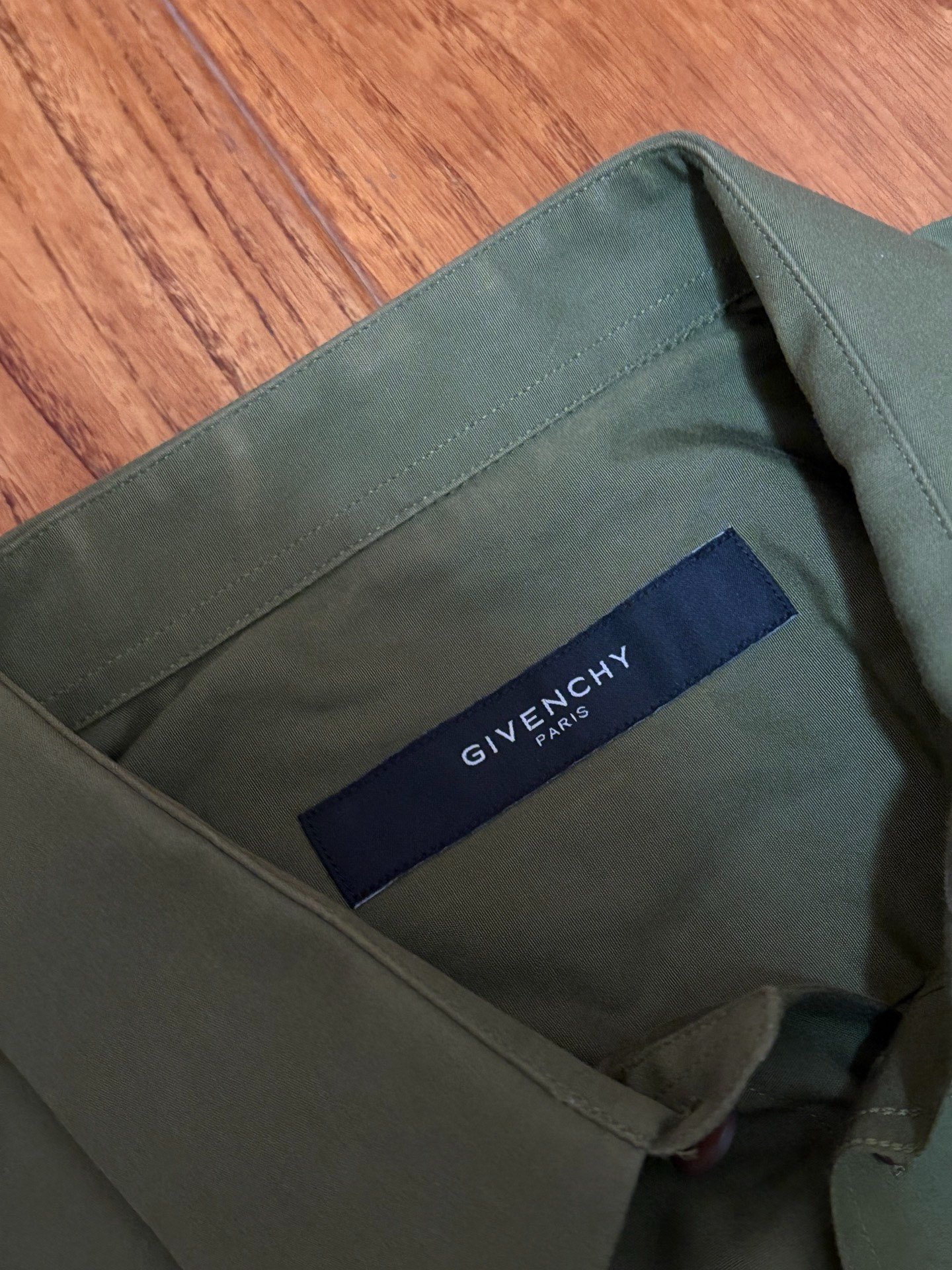 Givenchy Paradise Bird Long Sleeve Shirt — label