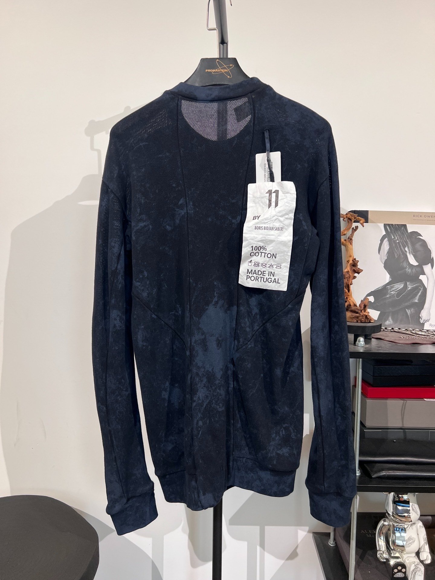 Boris Bidjan Saberi 11by bbs CR1 Mesh Sweatshirt — front