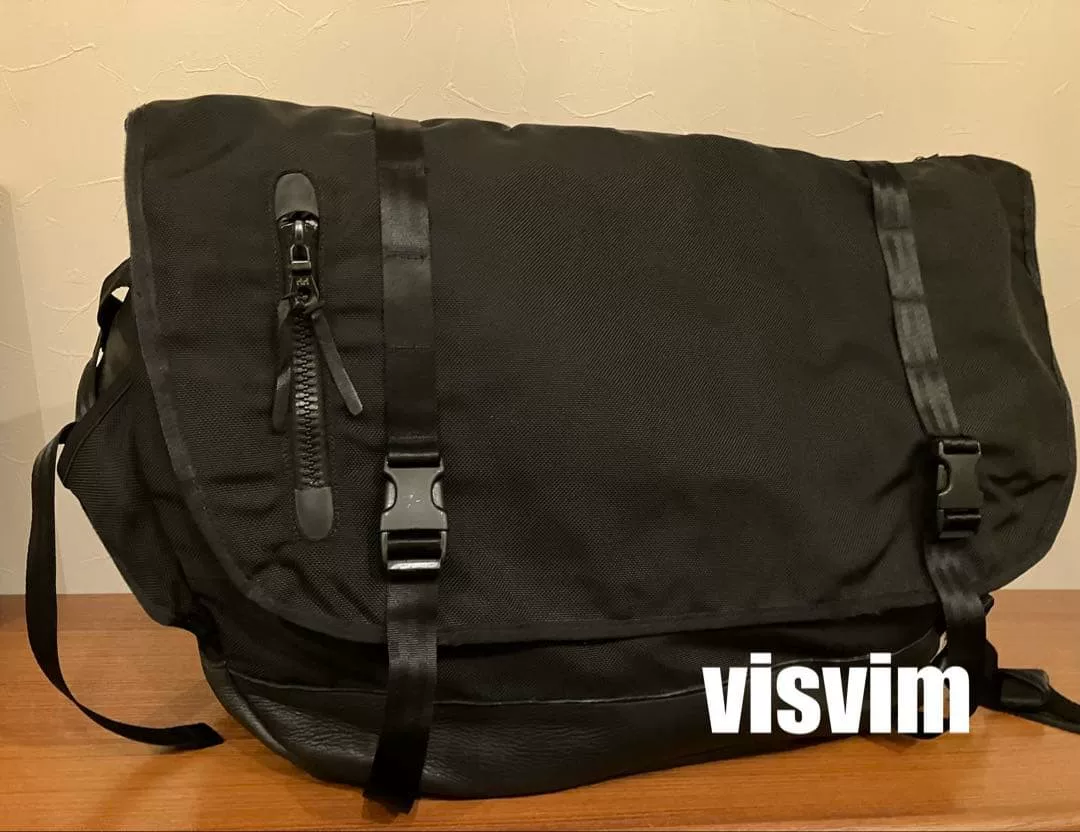 visvim Early Rare Black Messenger Bag
