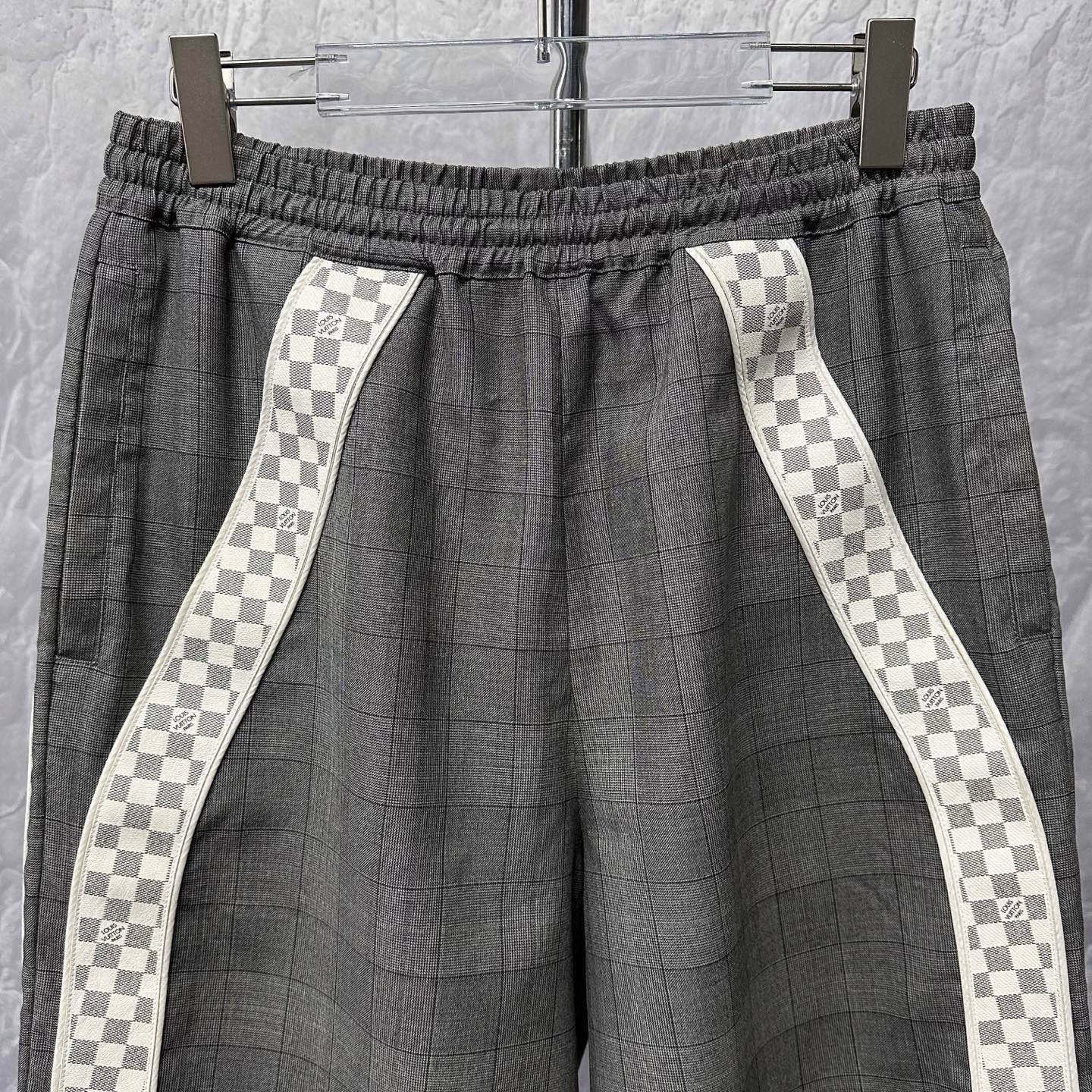 Louis Vuitton Checkerboard Wool Shorts — front