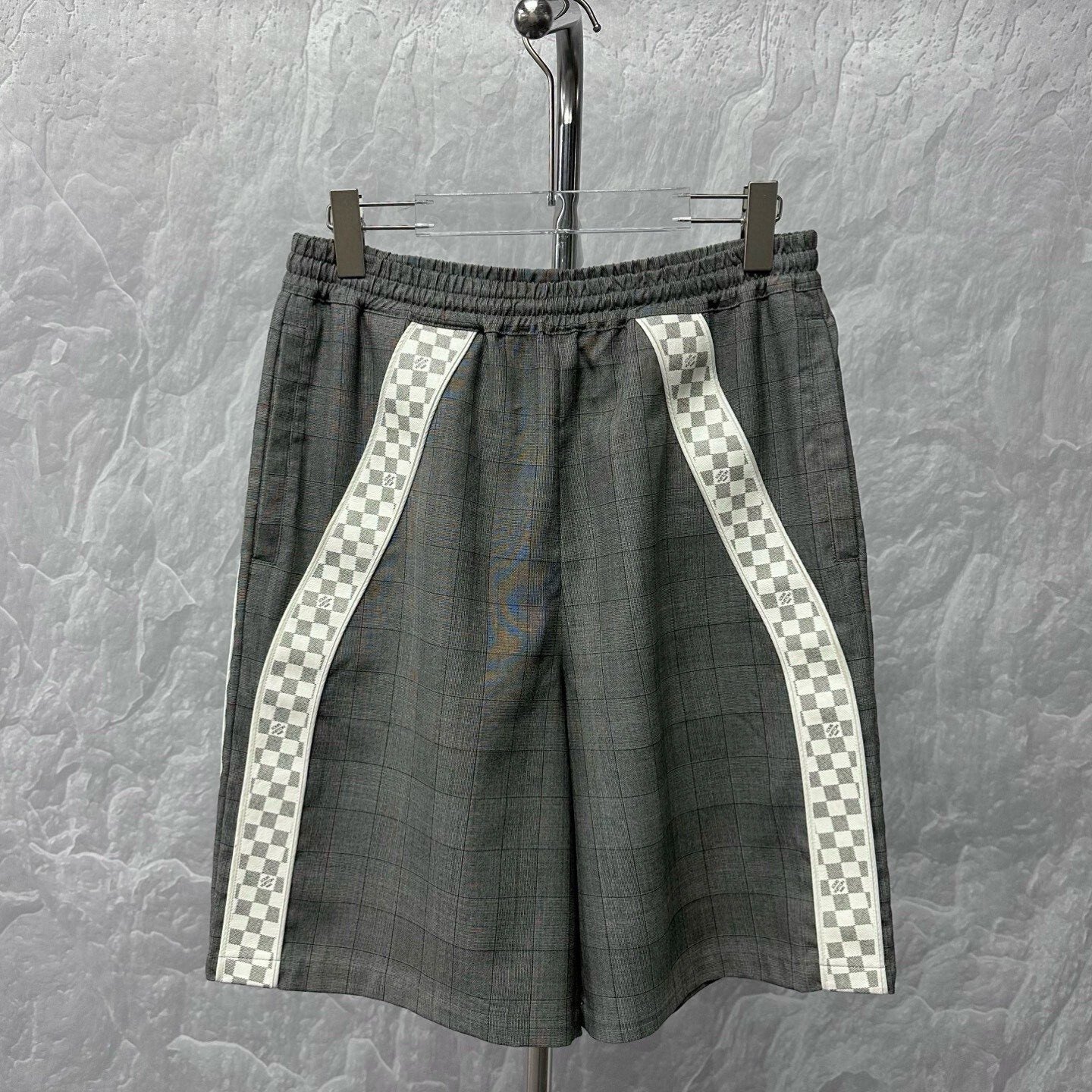 Louis Vuitton Checkerboard Wool Shorts