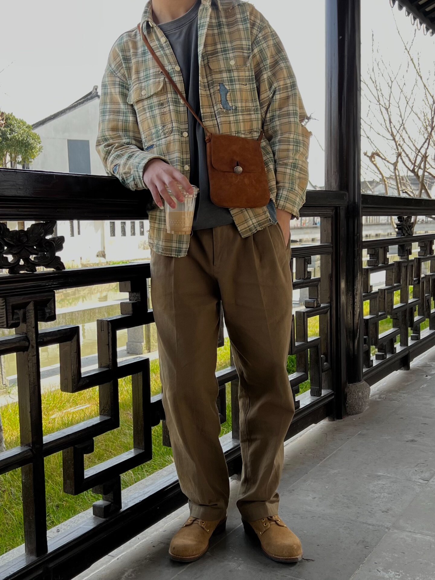 VISVIM 20SS LUMBER SHIRT CRASH — front
