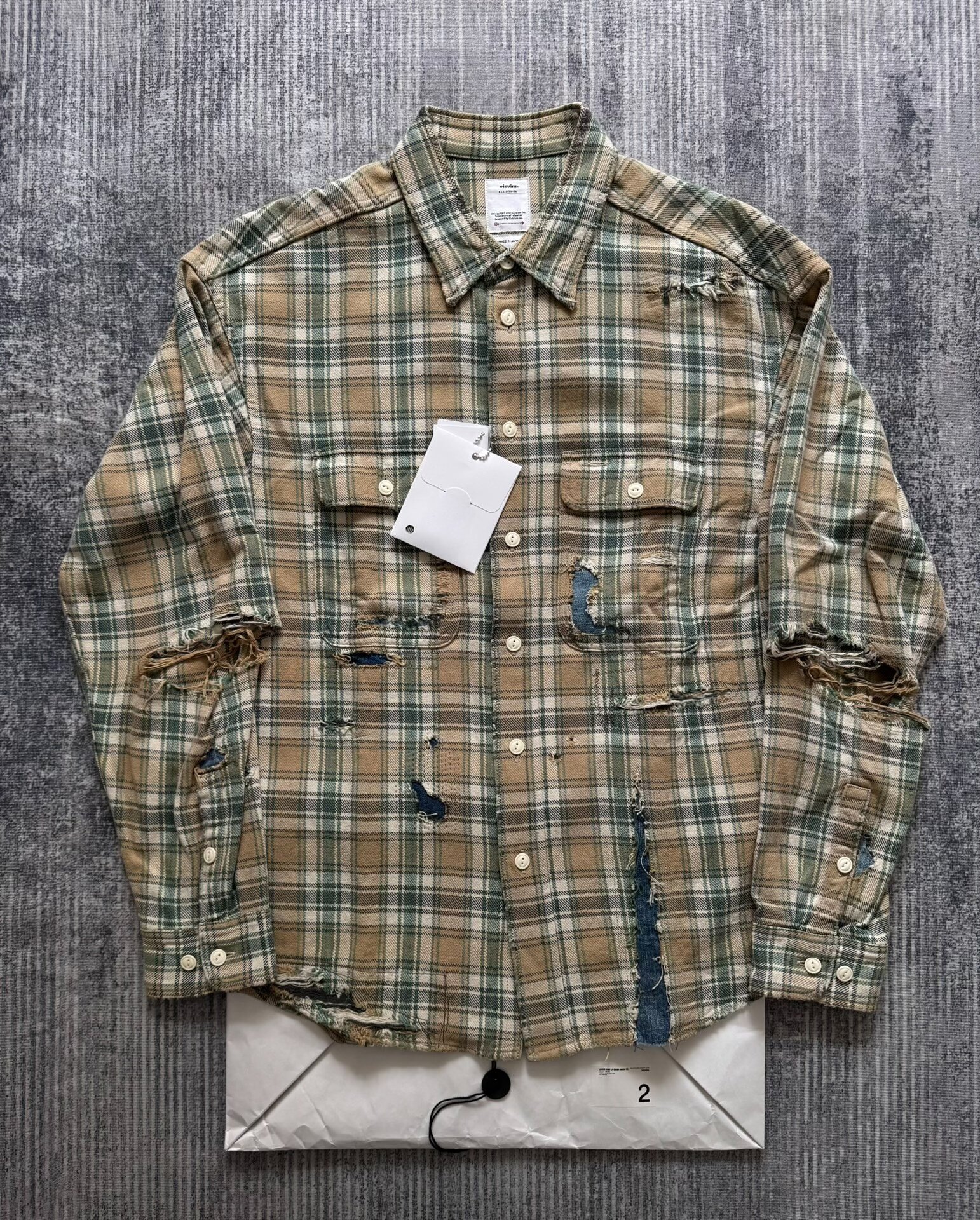 VISVIM 20SS LUMBER SHIRT CRASH