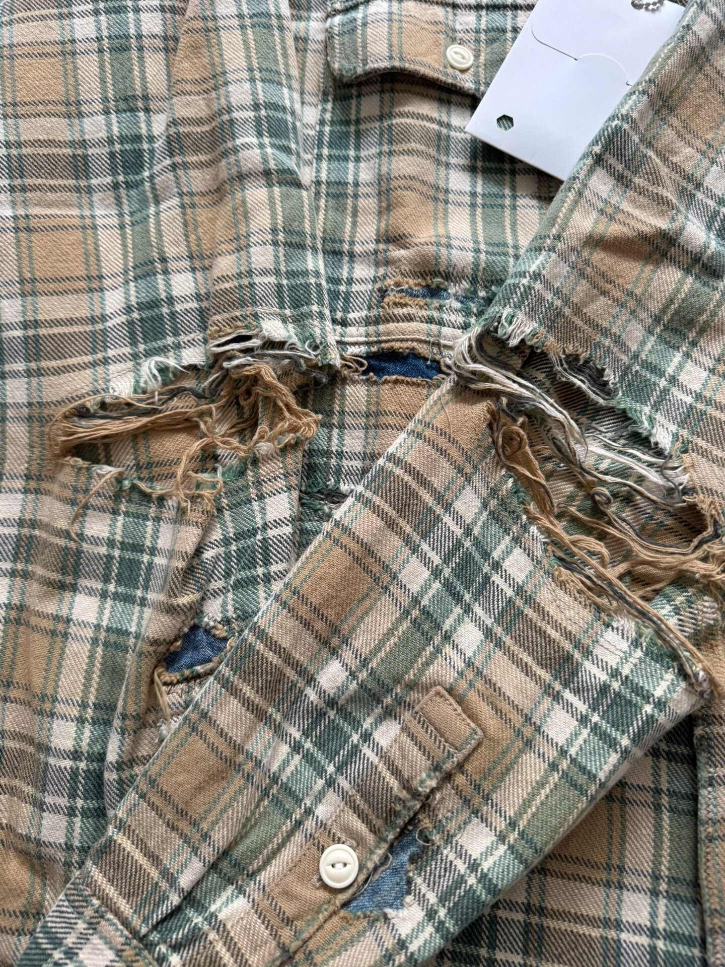 VISVIM 20SS LUMBER SHIRT CRASH — detail