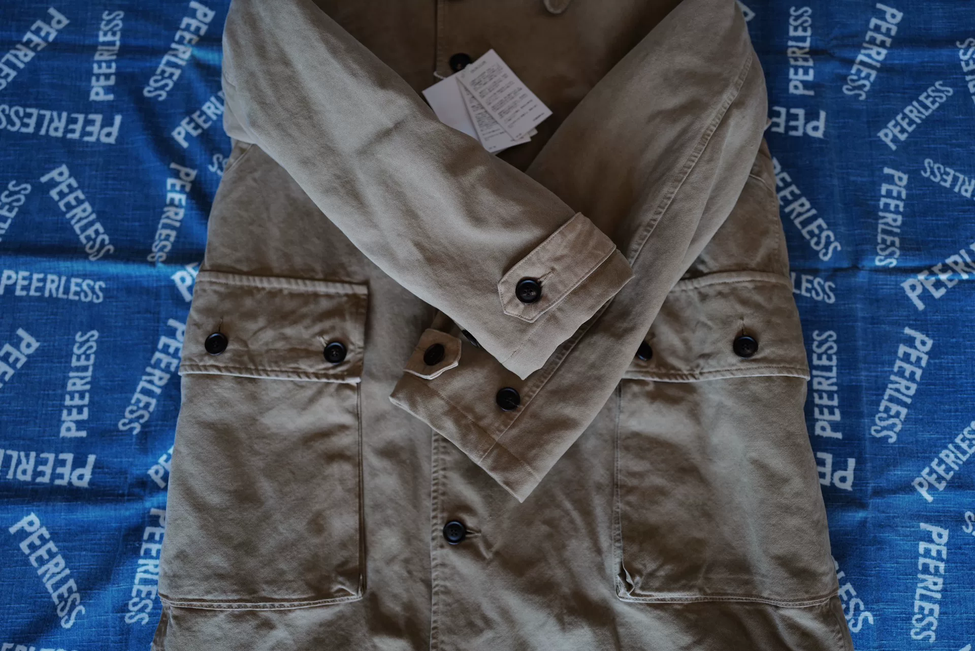 VISVIM Winfield Shearling Coat 22AW — detail