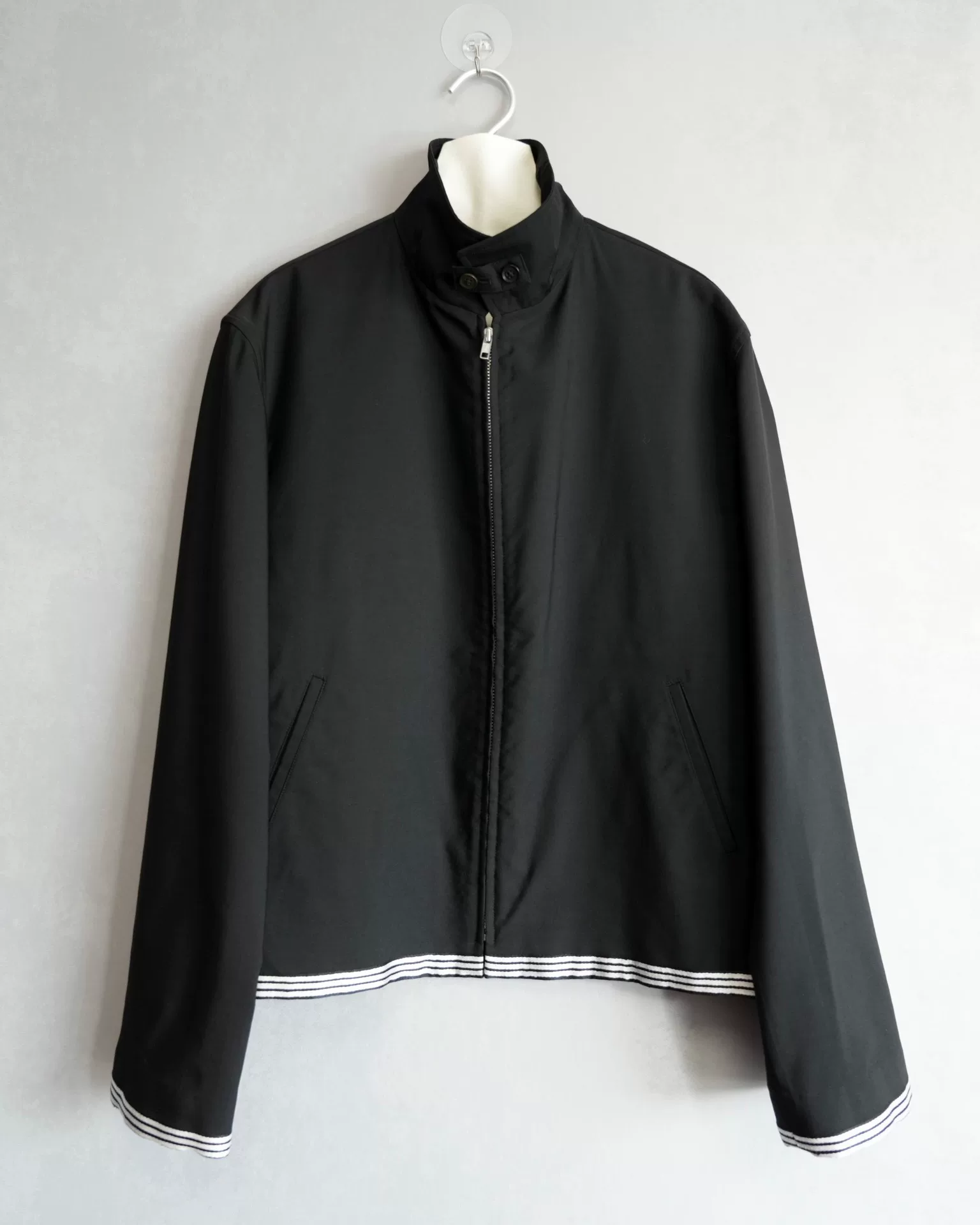 Yohji Yamamoto 02SS Runway Zip Wool Jacket — detail
