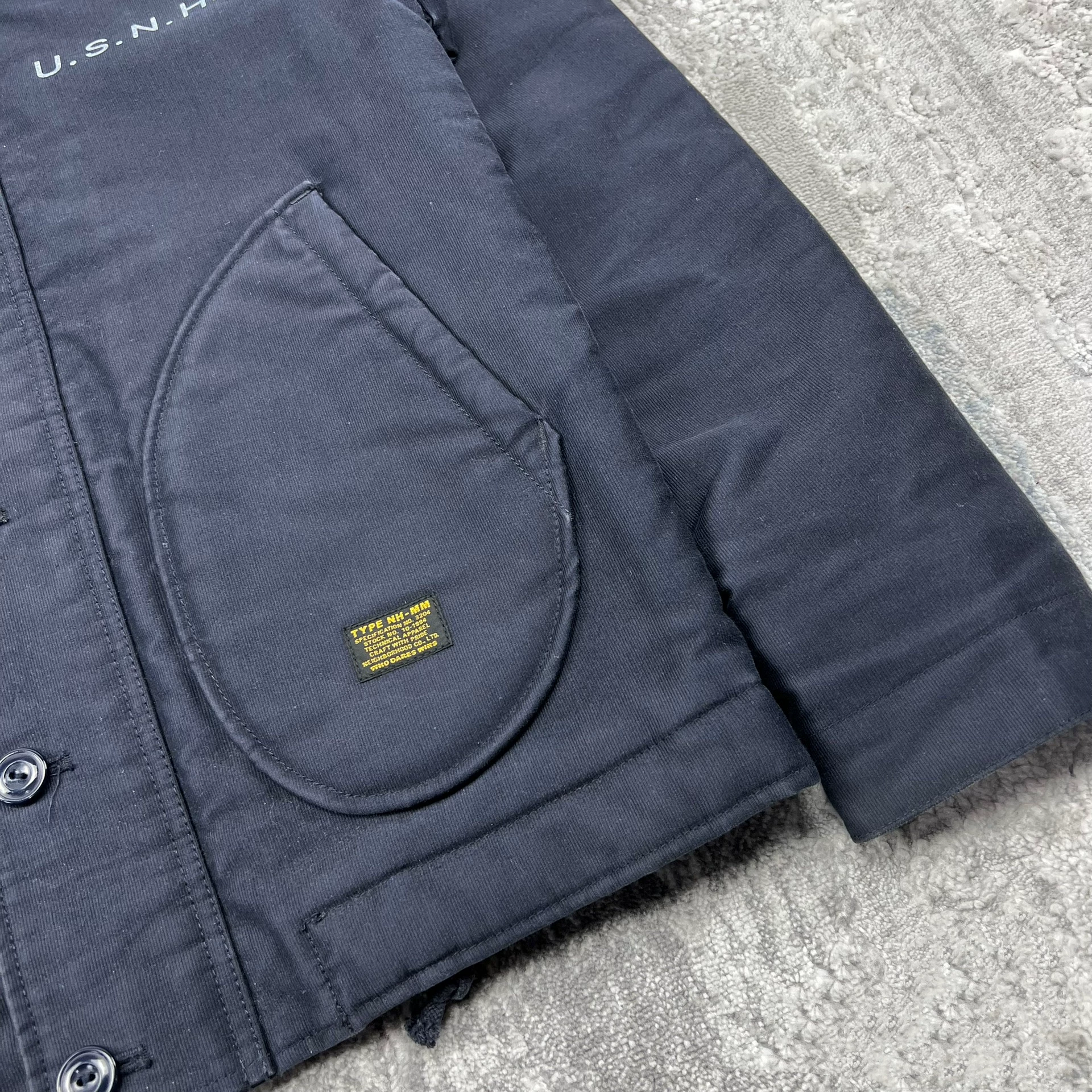 Neighborhood N-1 Wool Jacket — label