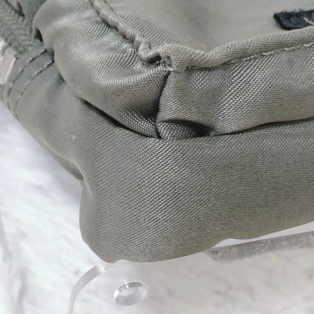PORTER Green Nylon Camera Bag — back