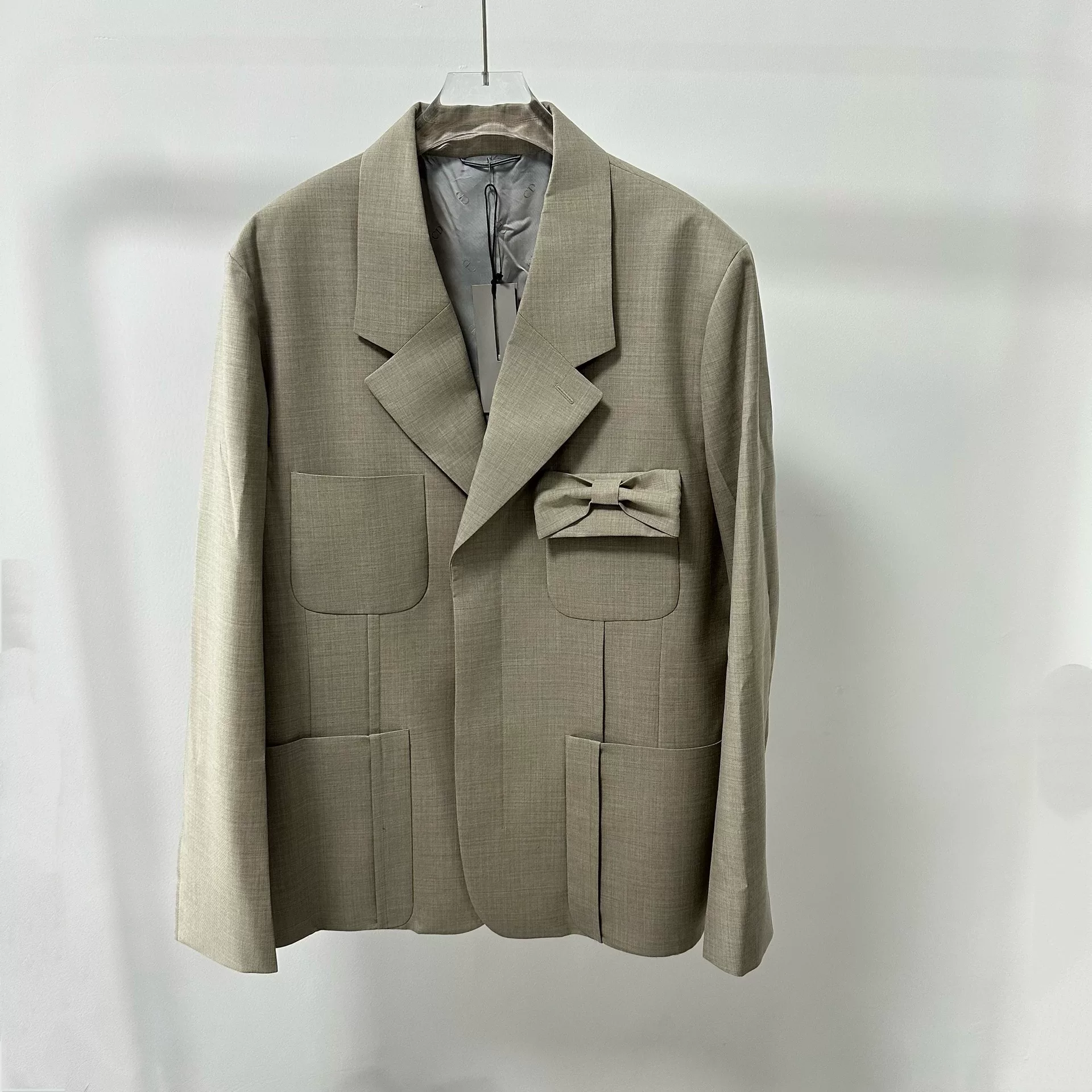 Dior Man 24SS Light Khaki Wool Suit