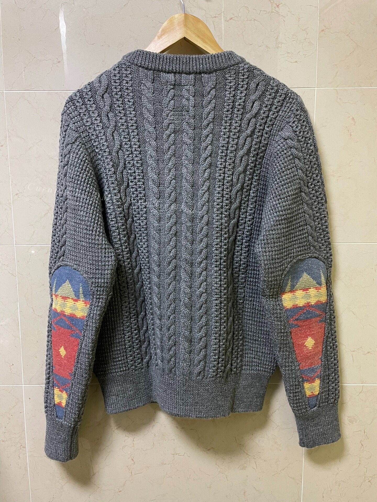 visvim Fisherman Cable Knit Sweater 18AW