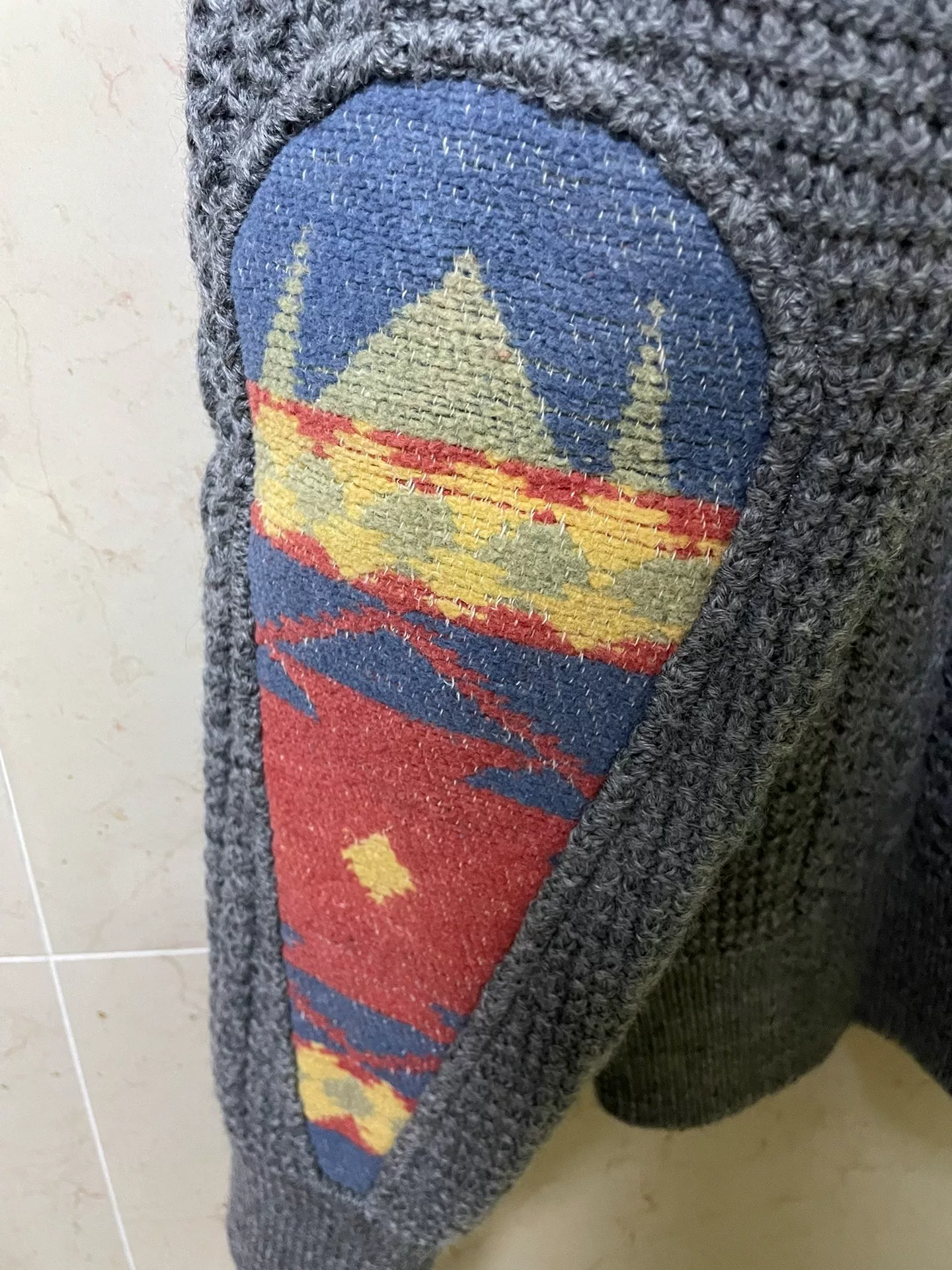 visvim Fisherman Cable Knit Sweater 18AW — detail
