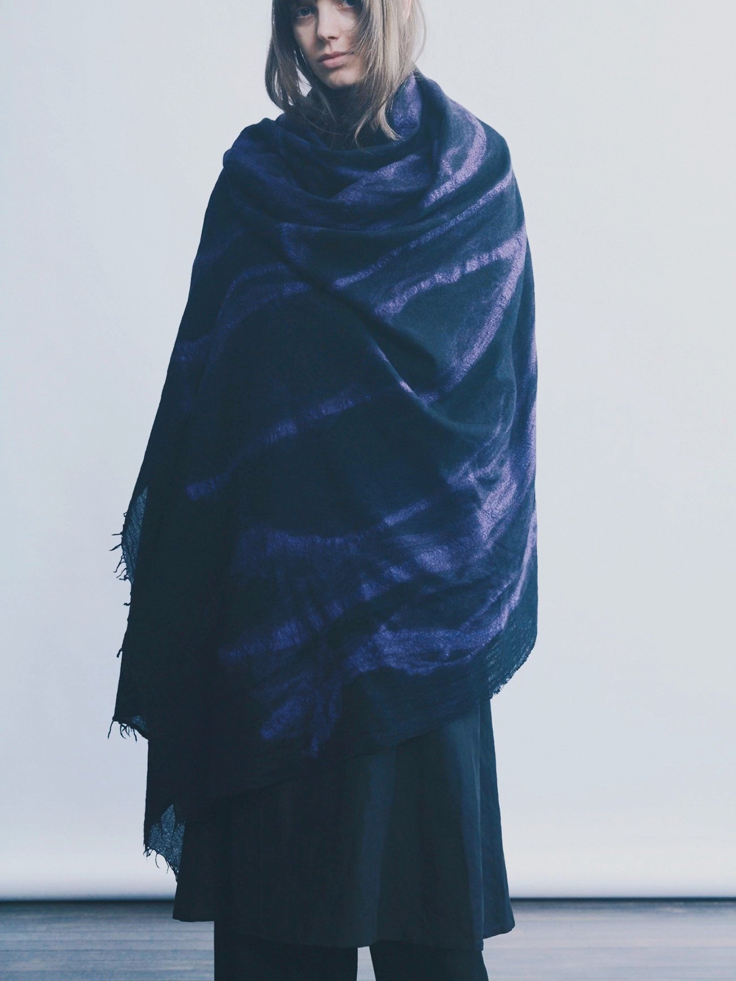 Yohji Yamamoto Discord 25AW Shawl — back