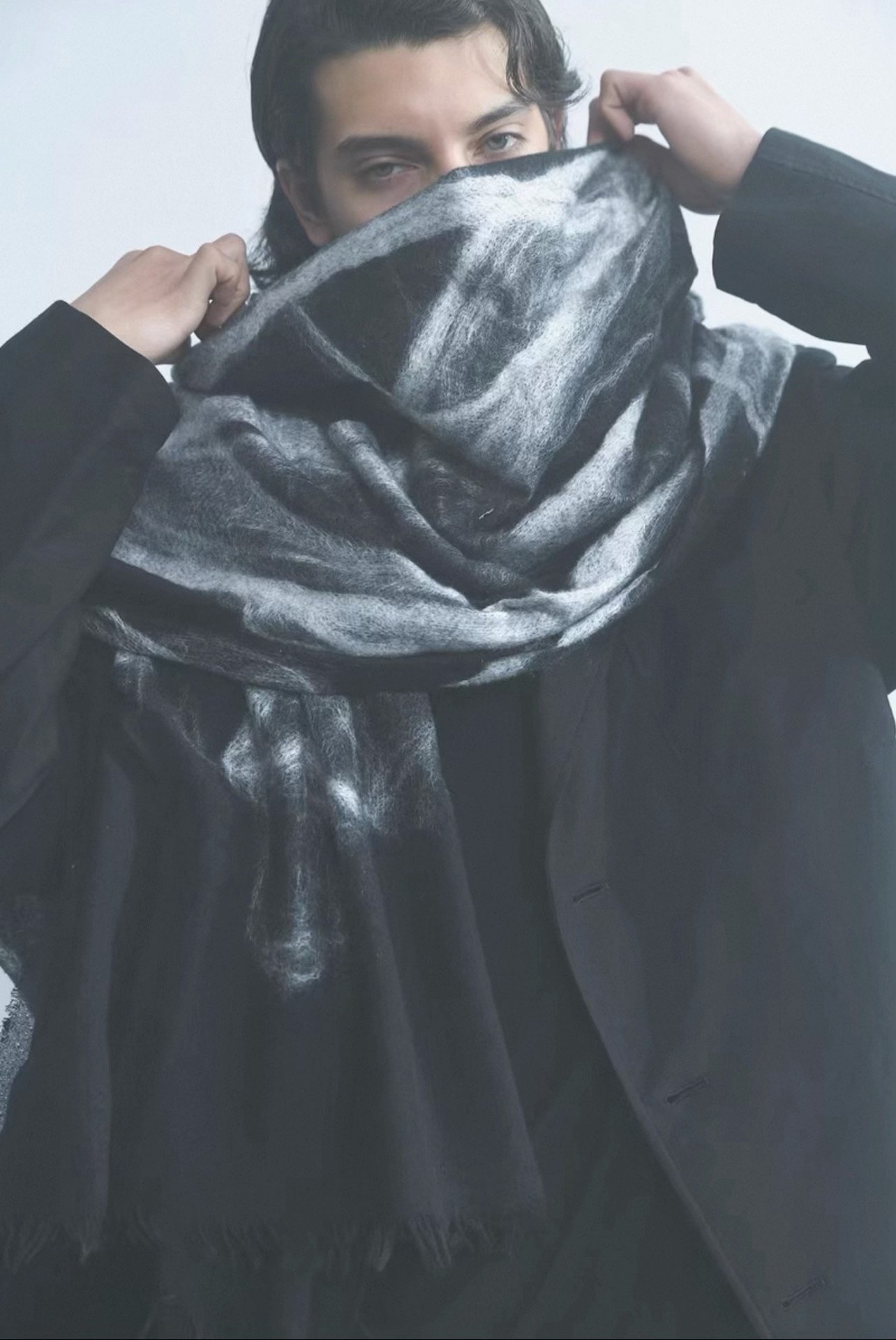 Yohji Yamamoto Discord 25AW Shawl