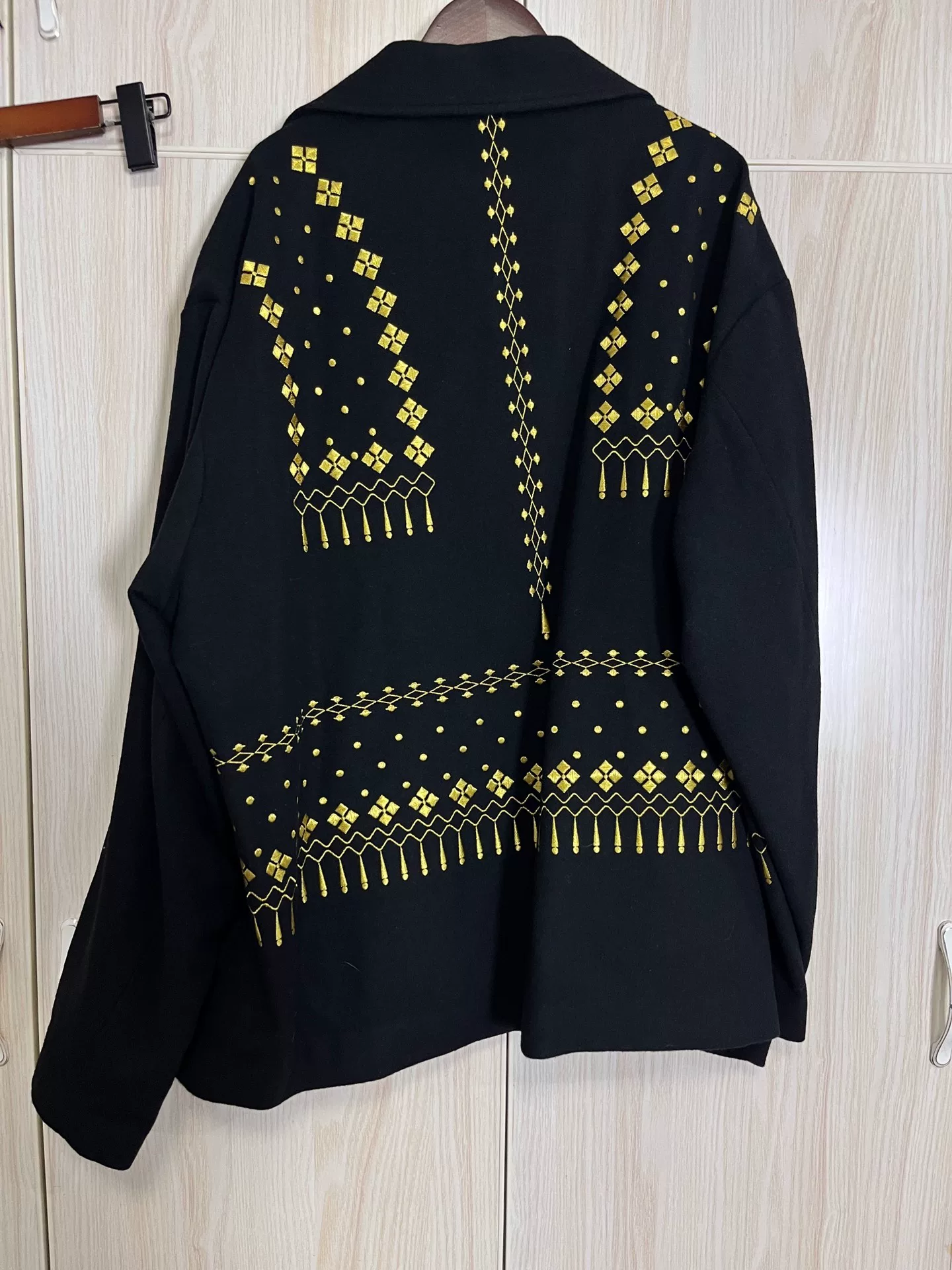 Yohji Yamamoto 92AW Gold Embroidery Jacket — back