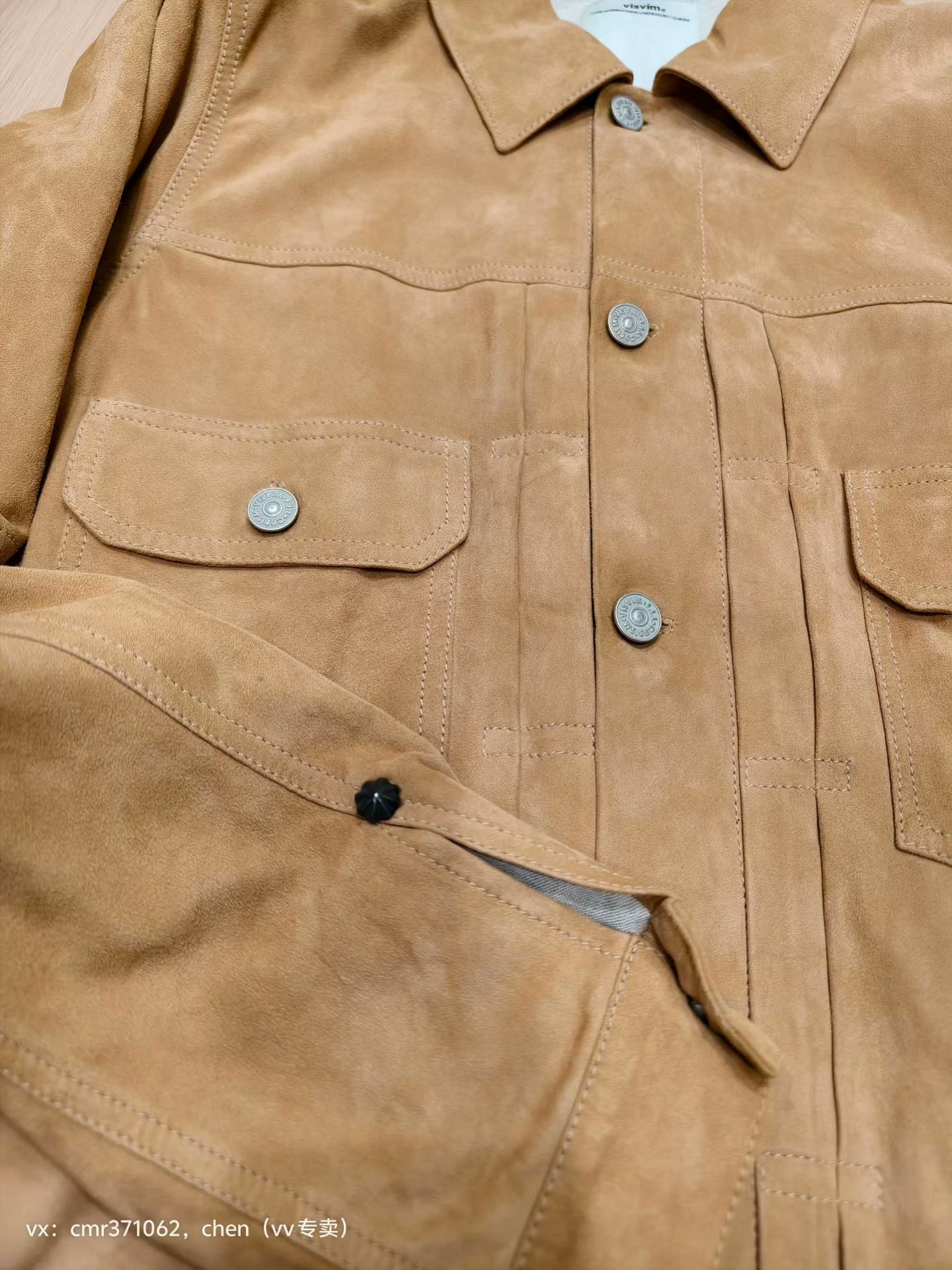 visvim 17AW 101 JKT Goat Suede — back