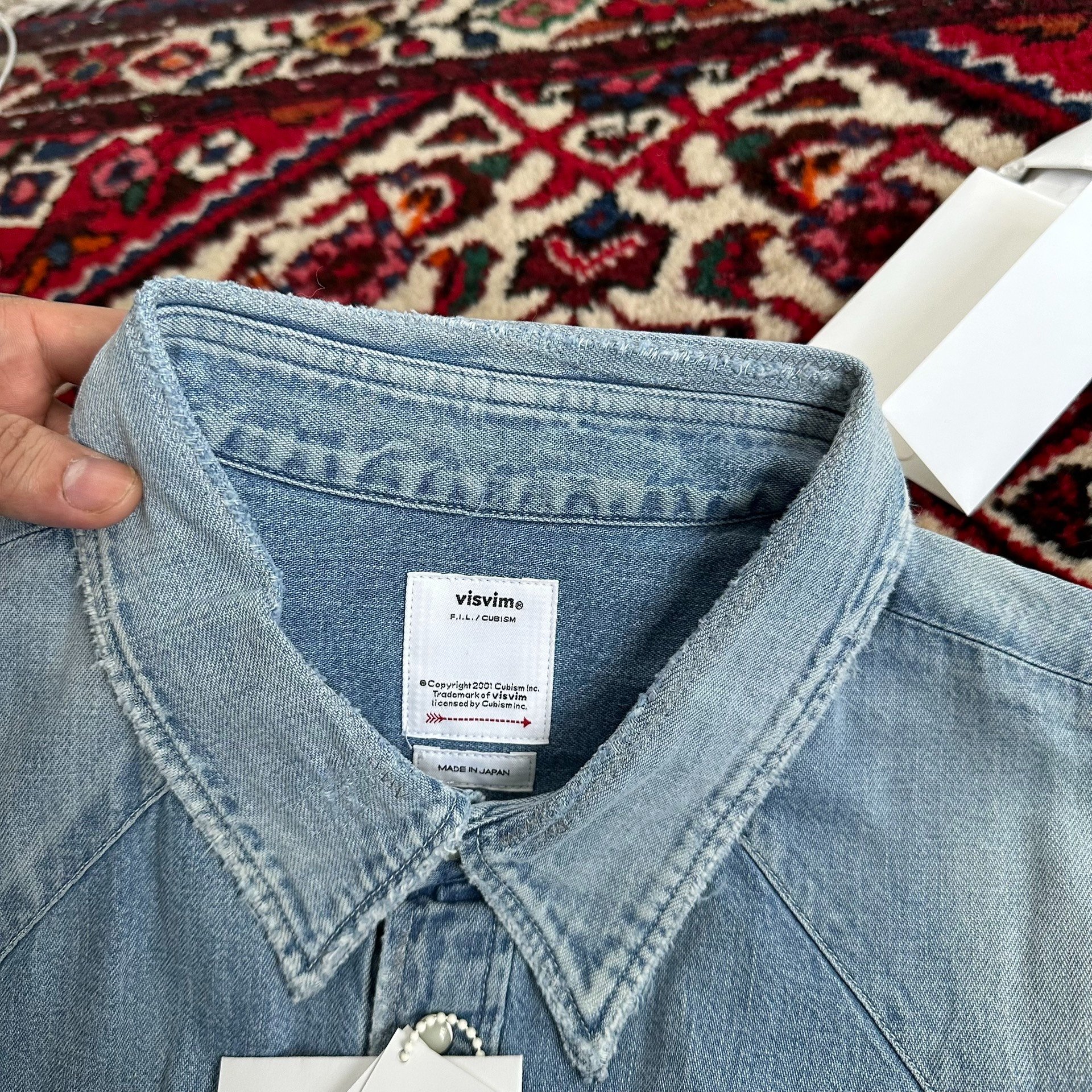 visvim SOCIAL SCULPTURE SHIRT CRASH 3 — back