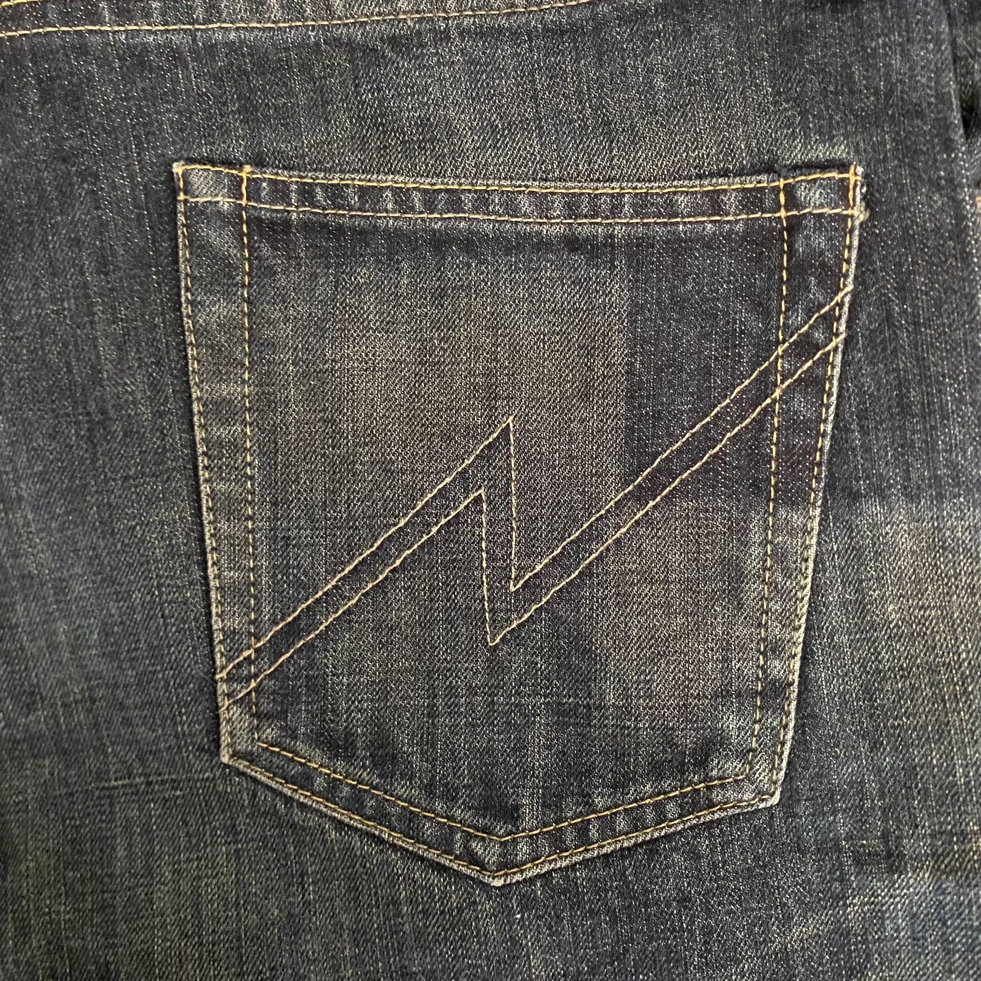 Neighborhood 15ss Basic Washed Jeans — label