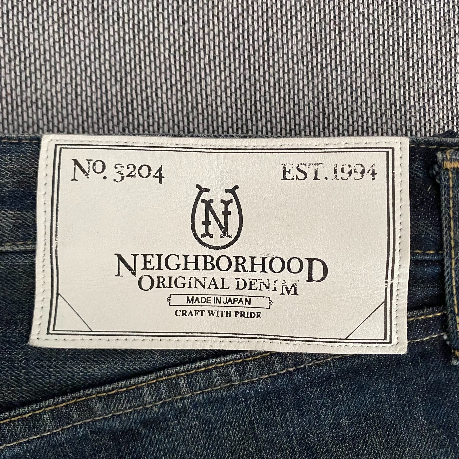 Neighborhood 15ss Basic Washed Jeans — back