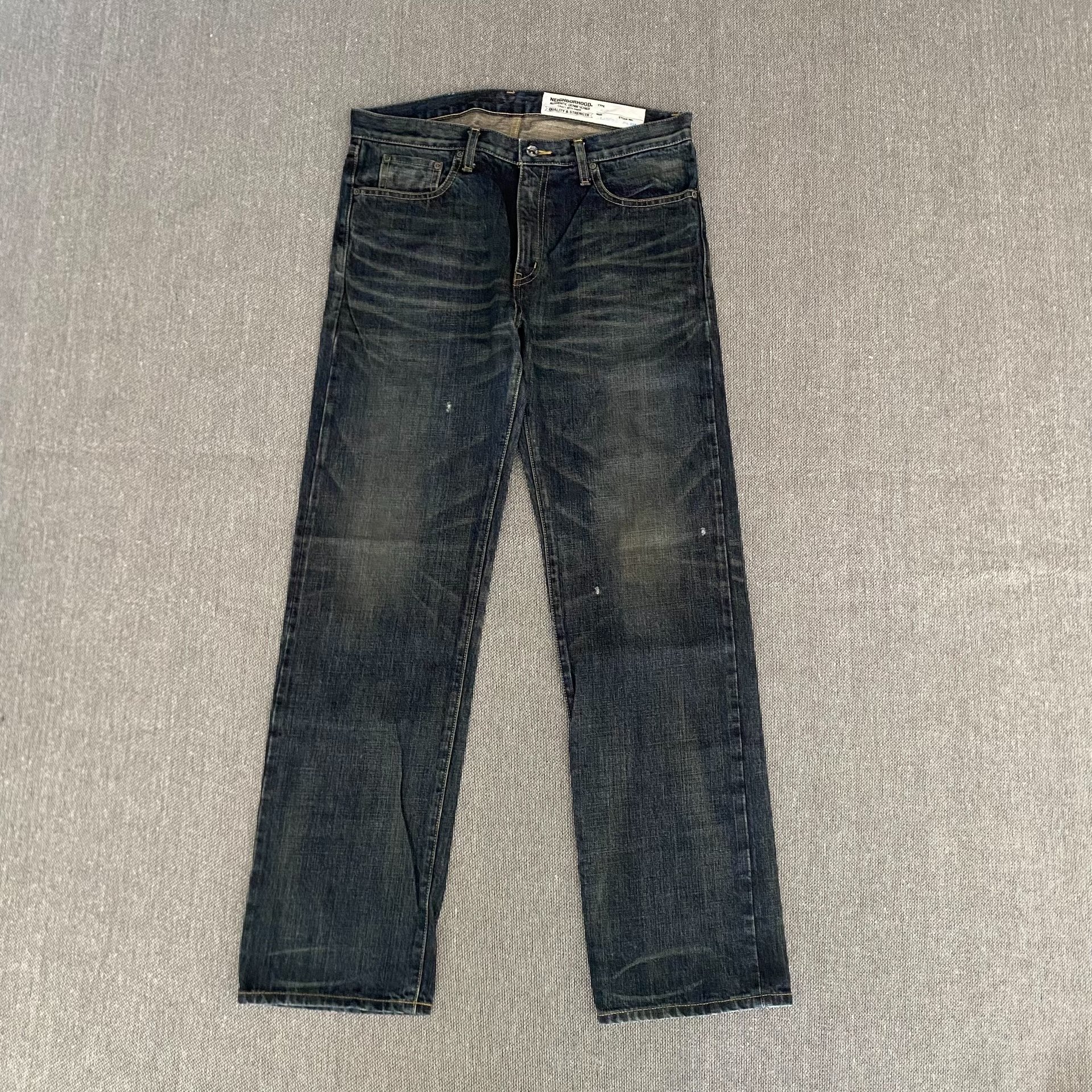 Neighborhood 15ss Basic Washed Jeans — front