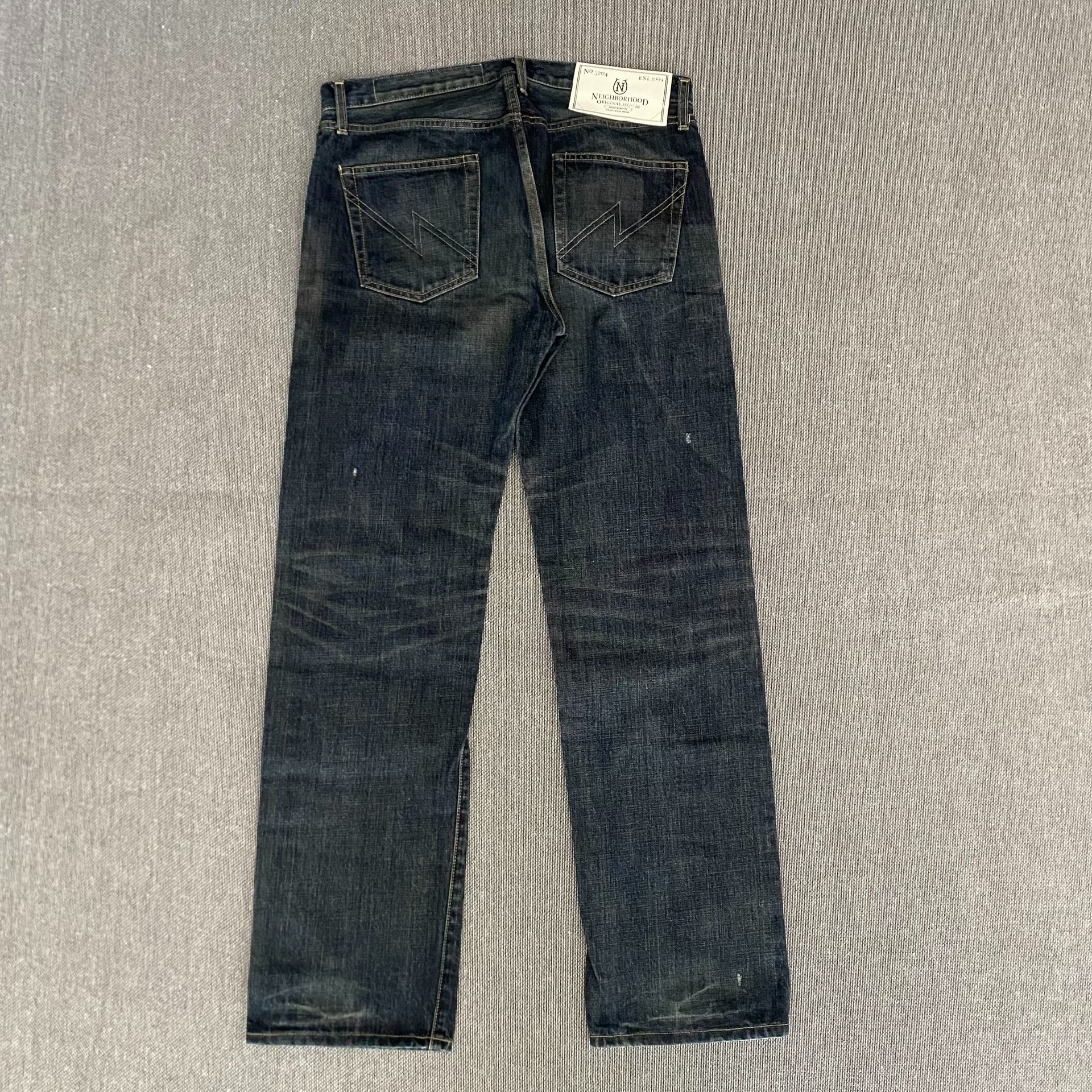 Neighborhood 15ss Basic Washed Jeans — detail
