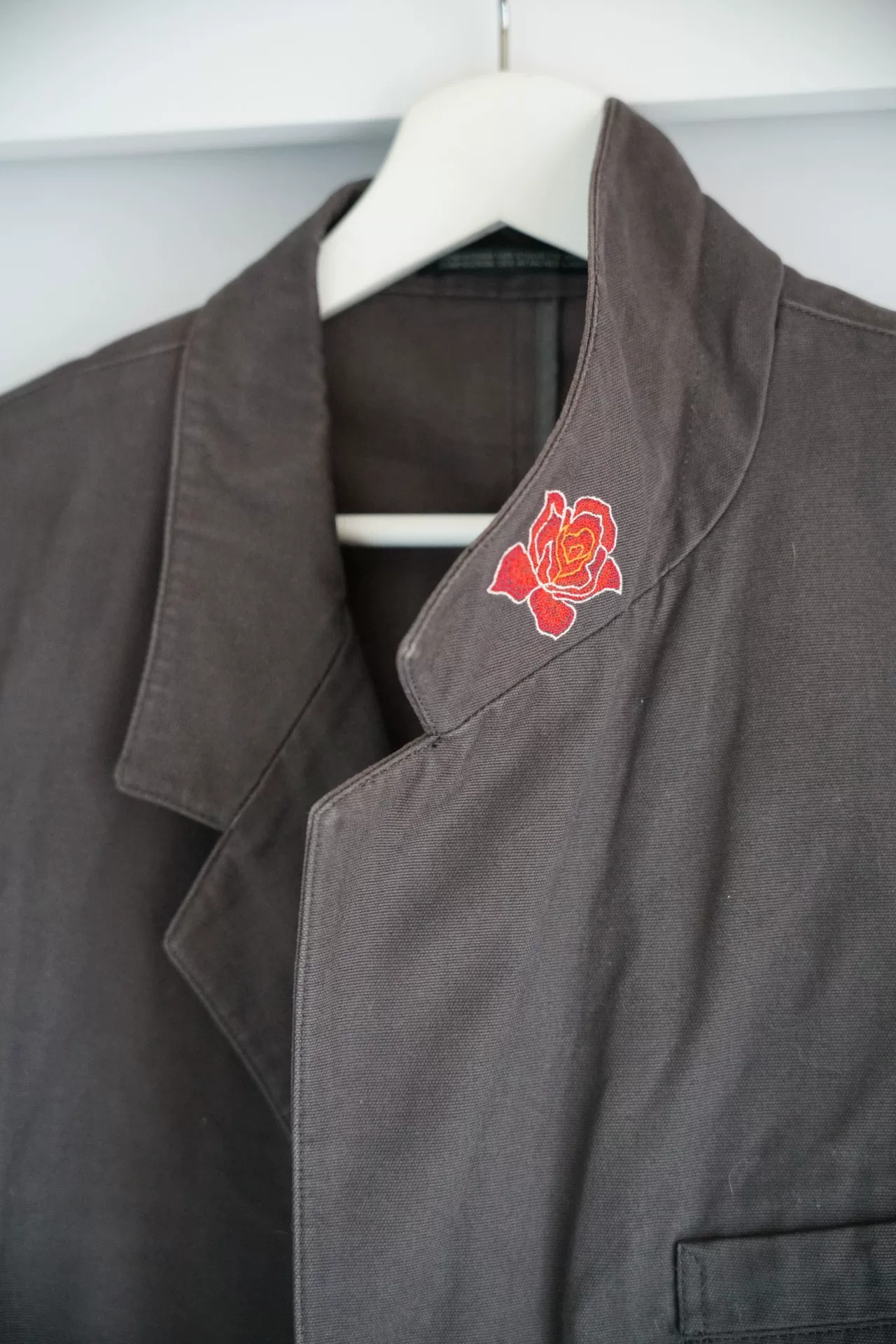 Yohji Yamamoto 2003 SS Red Rose Blazer — back