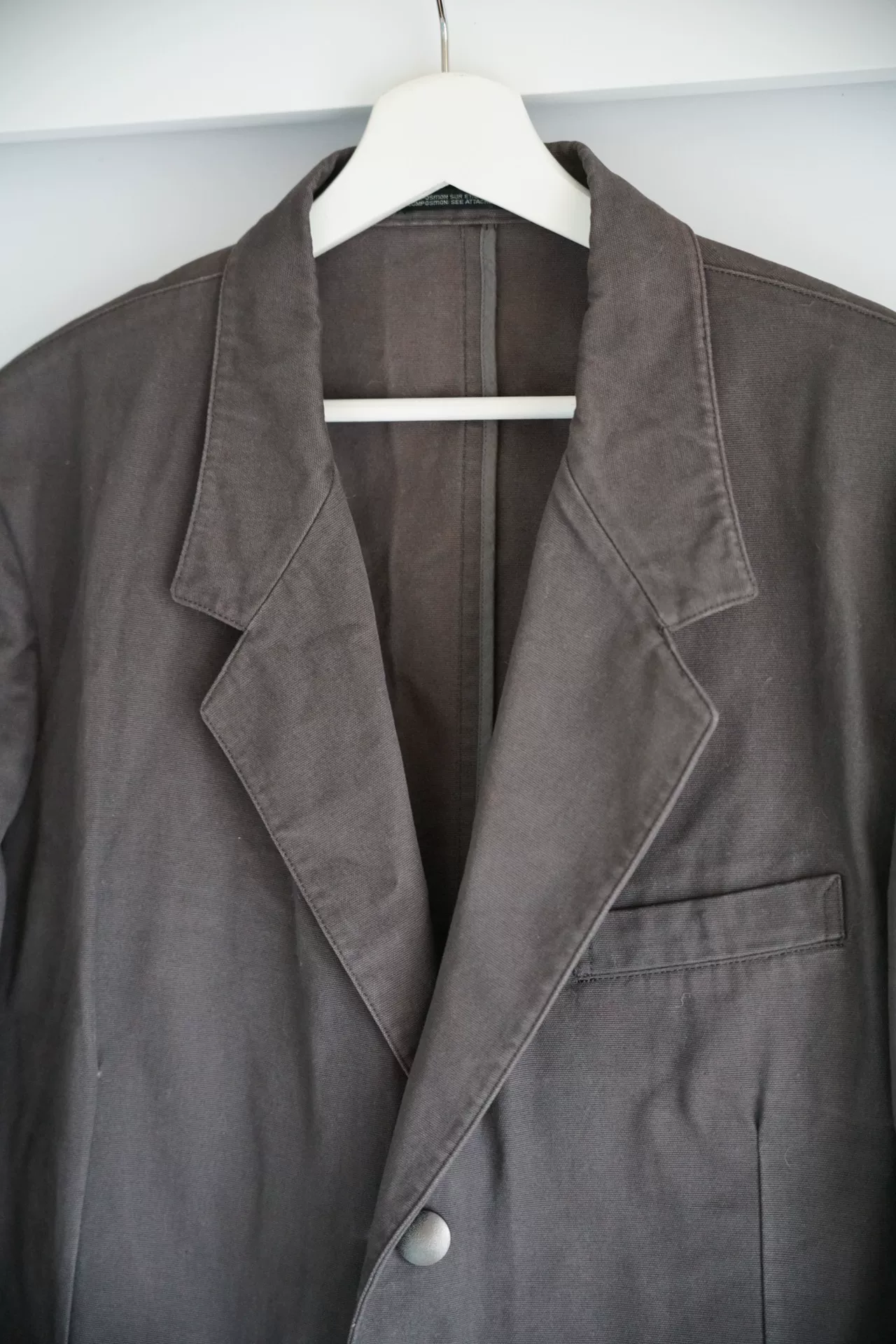 Yohji Yamamoto 2003 SS Red Rose Blazer — label