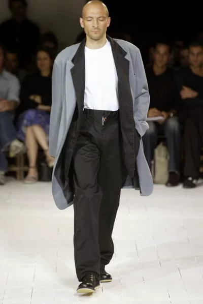Yohji Yamamoto 2003 SS Red Rose Blazer — detail
