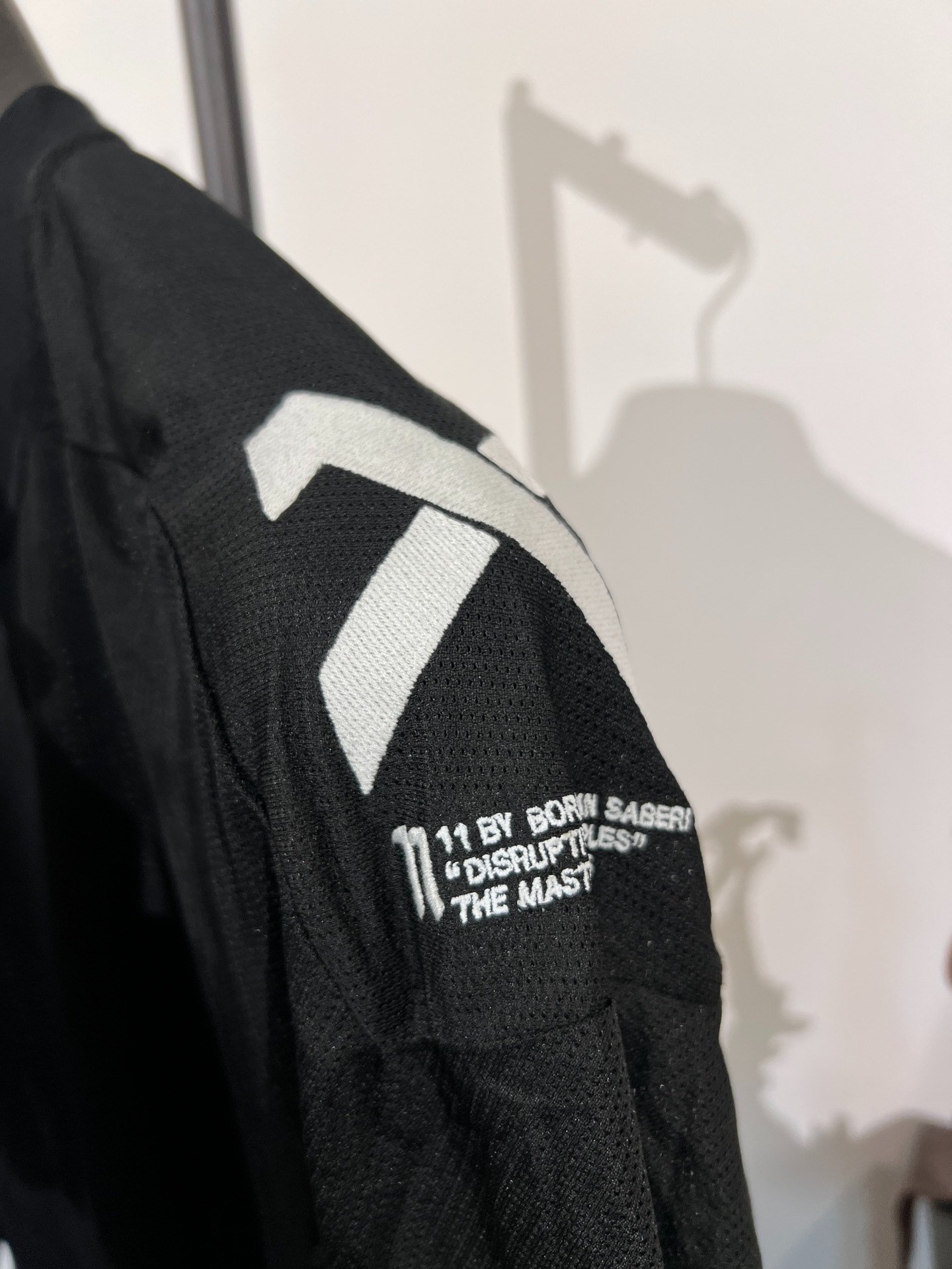 Boris Bidjan Saberi 11by bbs LS4 Mesh T-shirt — label