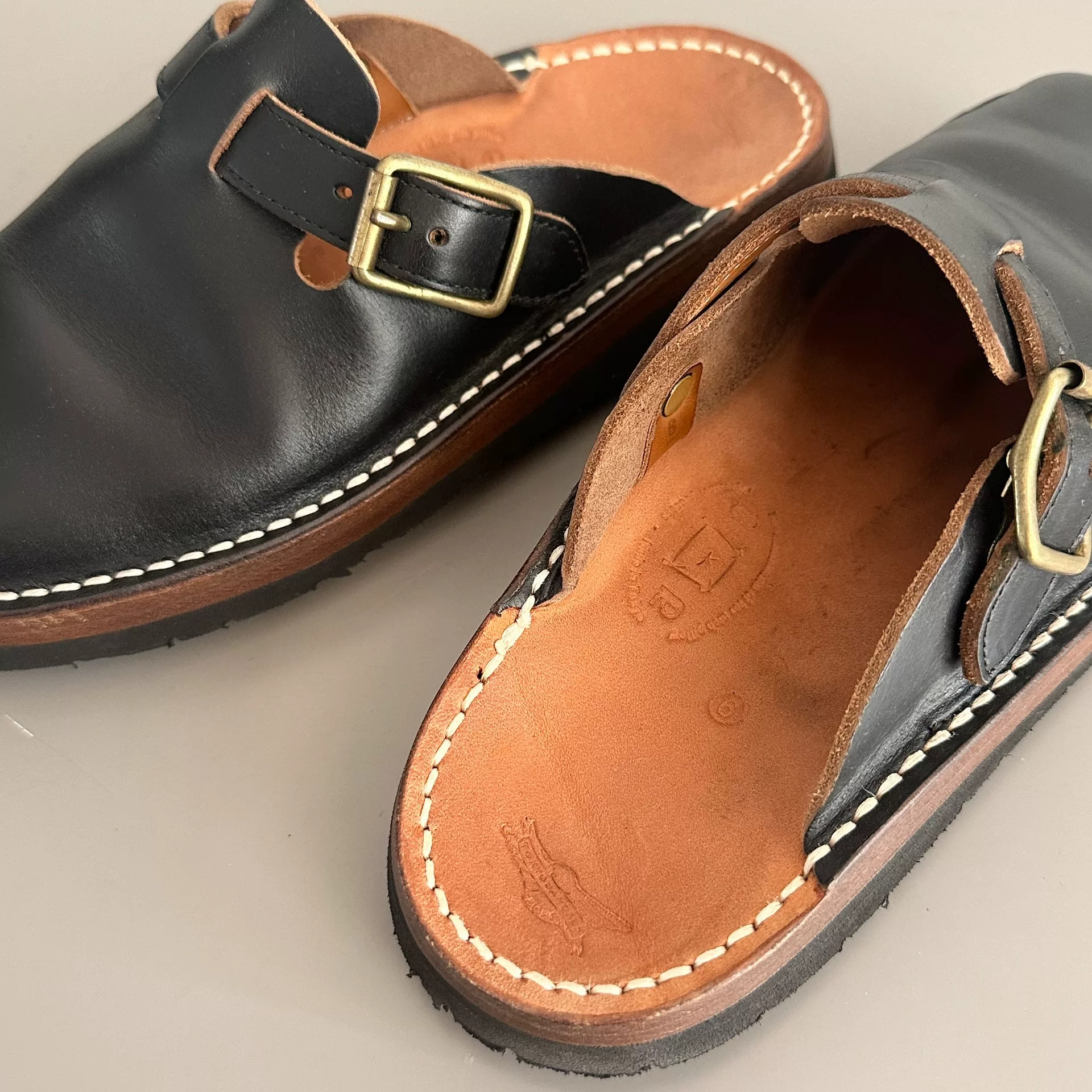 Tokyo Sandals Engineer Slip-on US6 — label