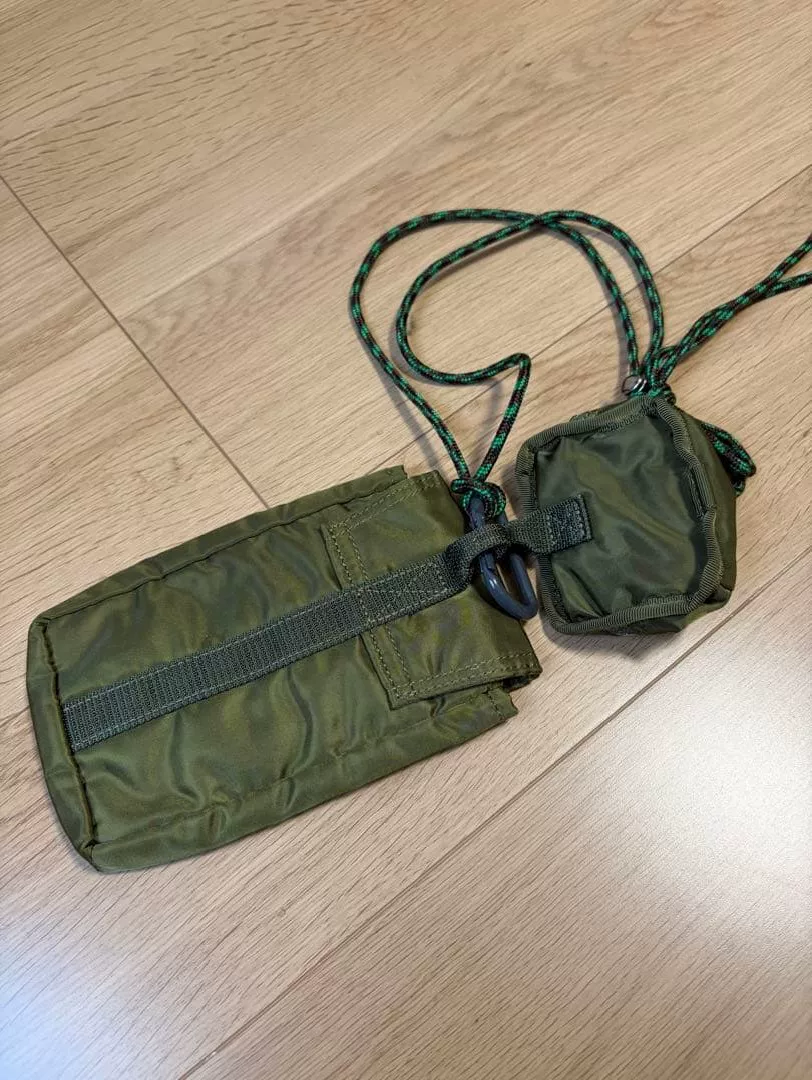 sacai × Porter Multi-functional Green Bag — front