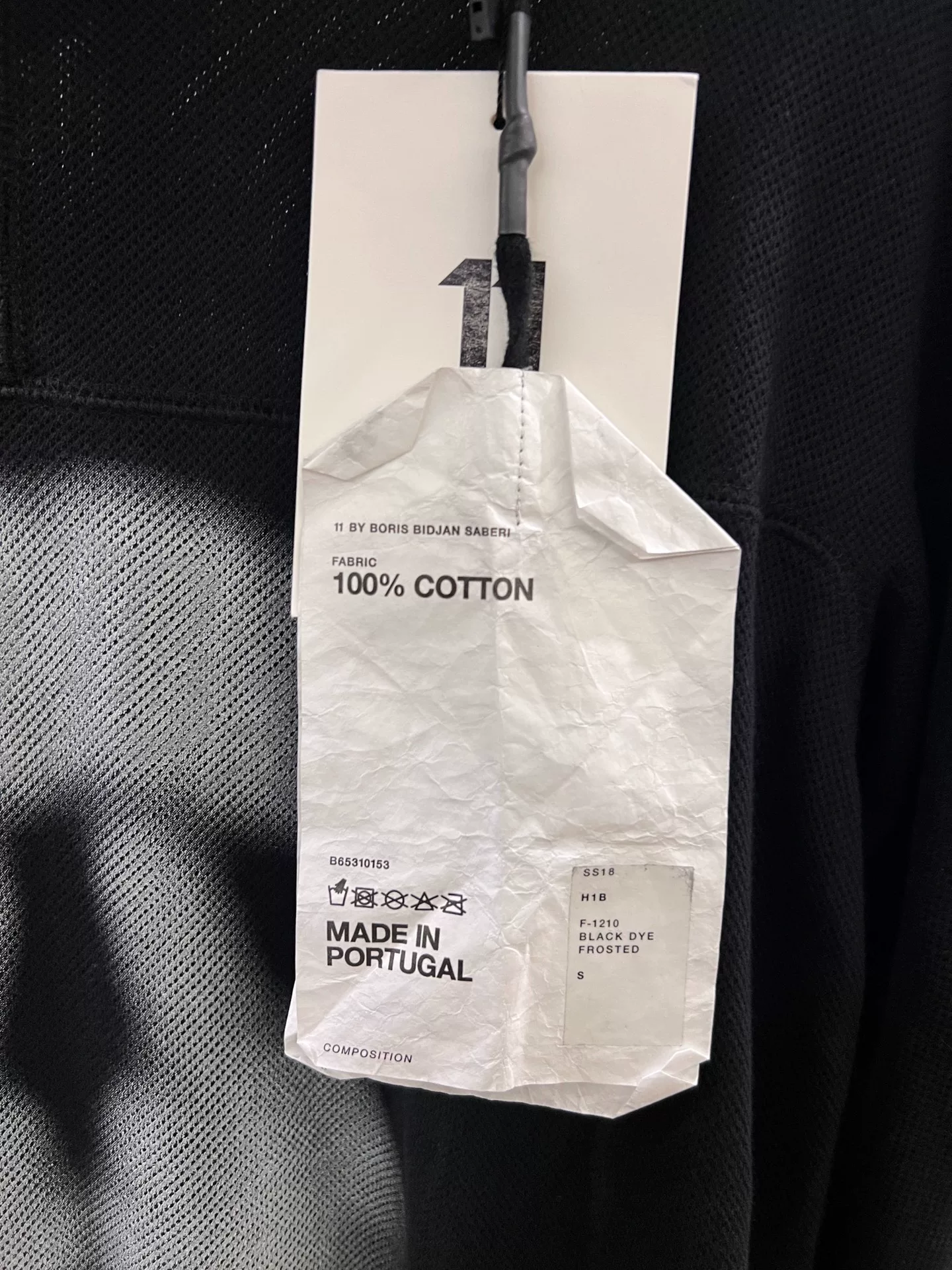 11by BBS Mesh Hoodie w/ Middle Finger Print — label