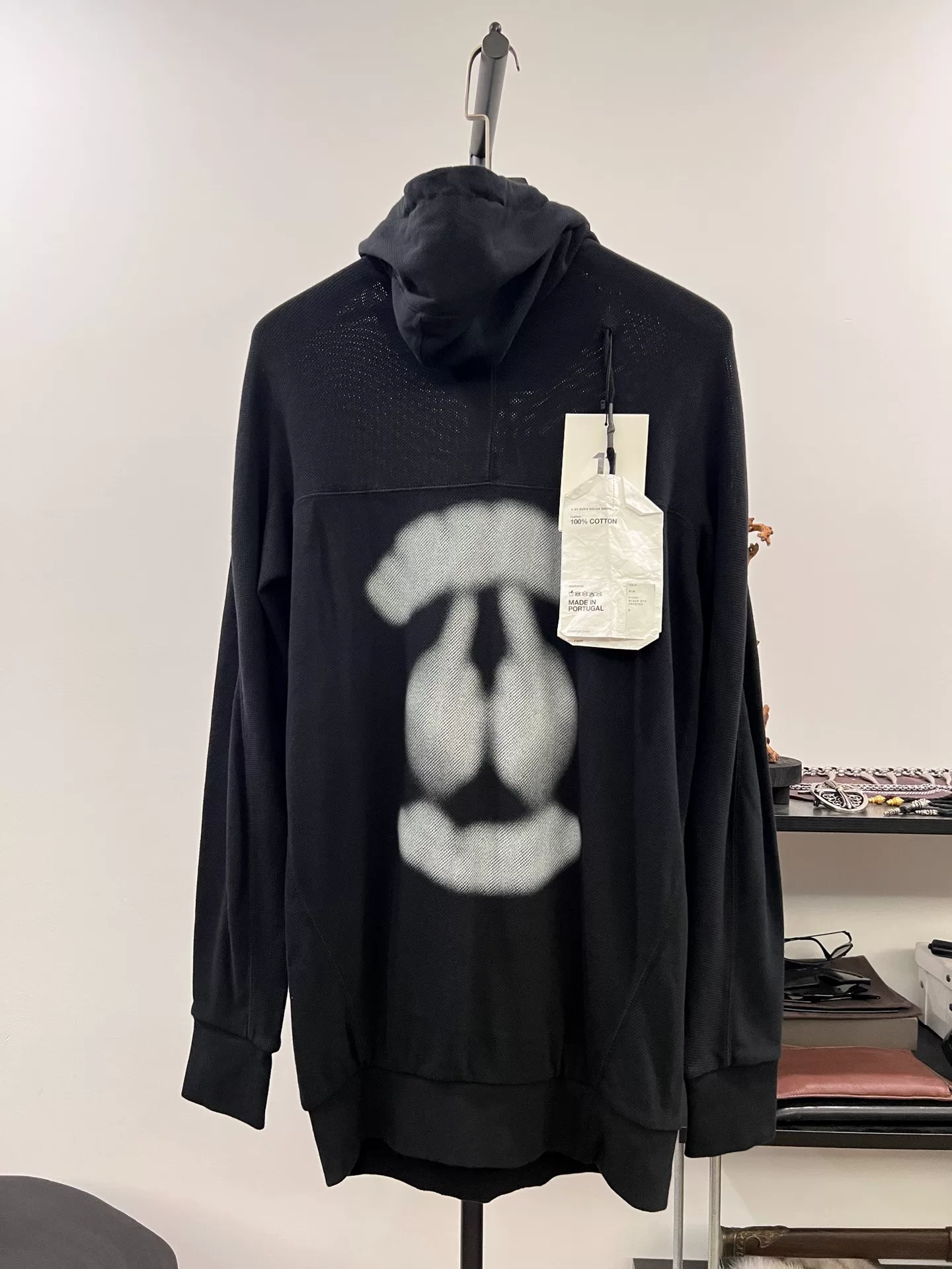 11by BBS Mesh Hoodie w/ Middle Finger Print