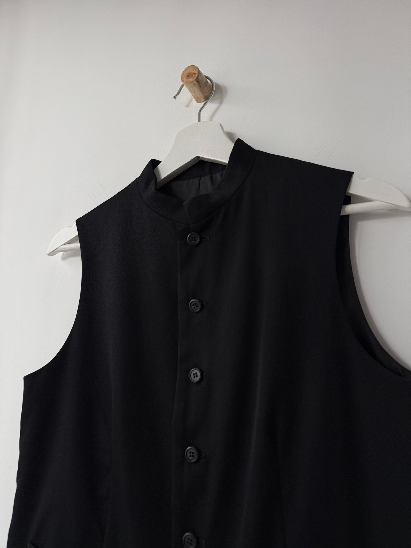 Yohji Yamamoto Y's 2000AW Wool Vest — detail