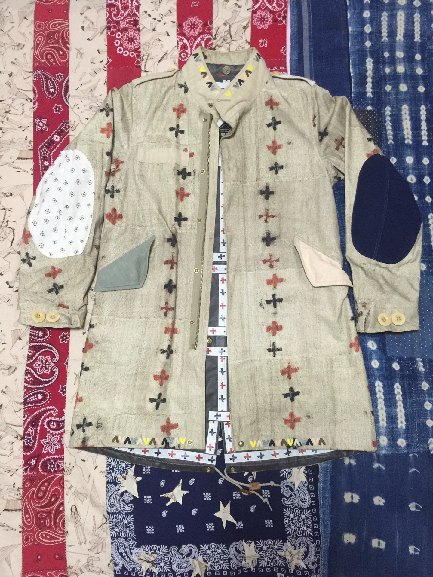 VISVIM ICT M65 Beige Cross Parka