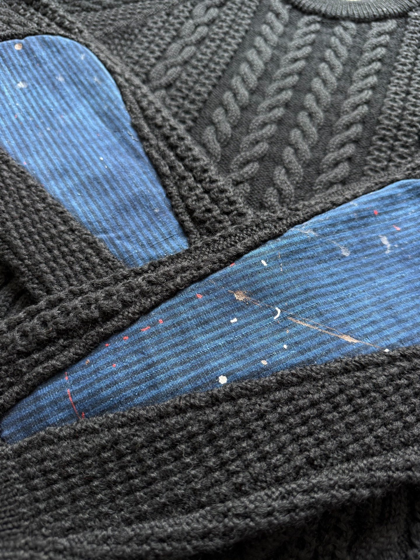 visvim 19AW Fisherman Cable Sweater — back