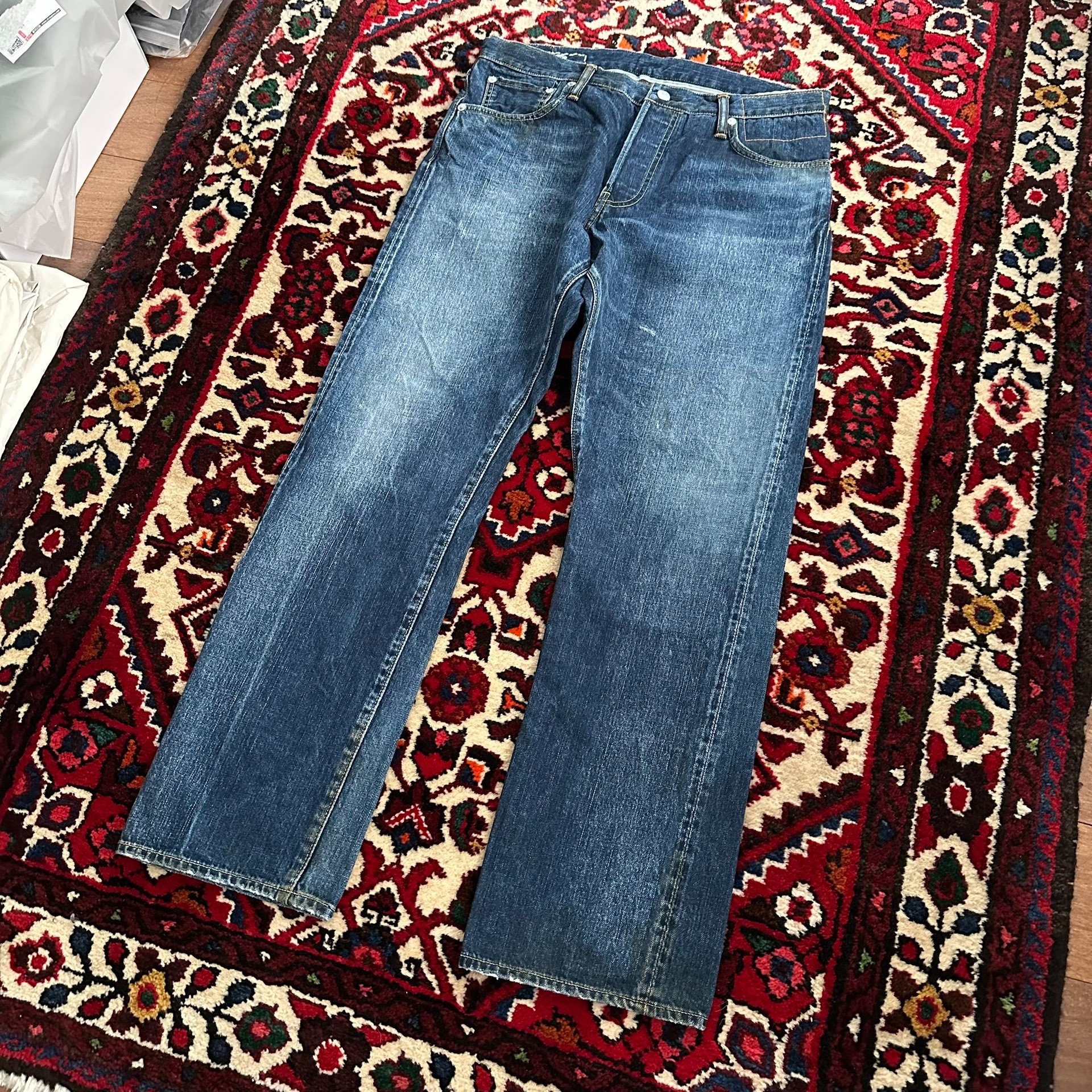 visvim 19aw DRY3 Jeans — label