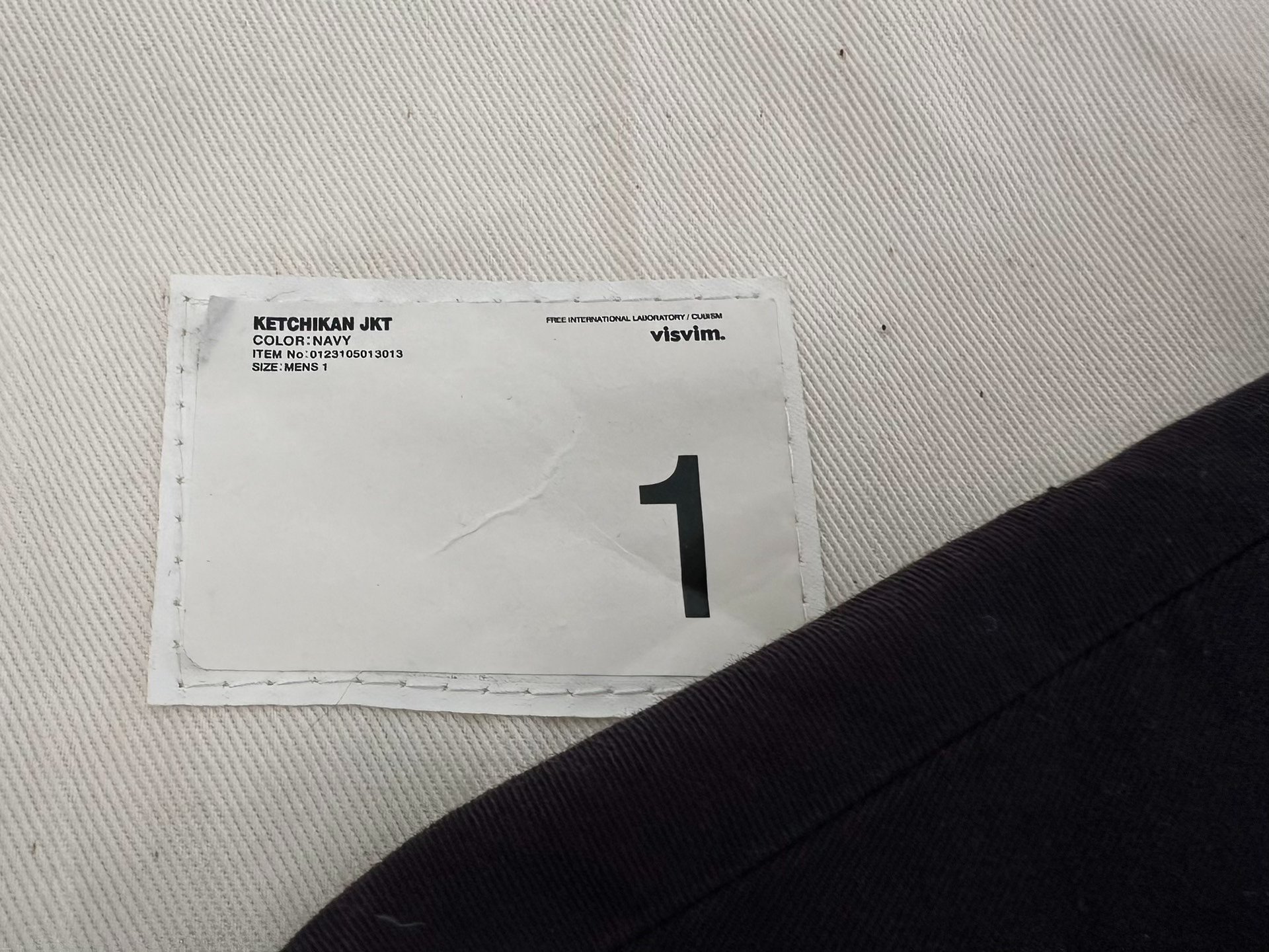 VISVIM 23SS KETCHIKAN Harrington Jacket — label